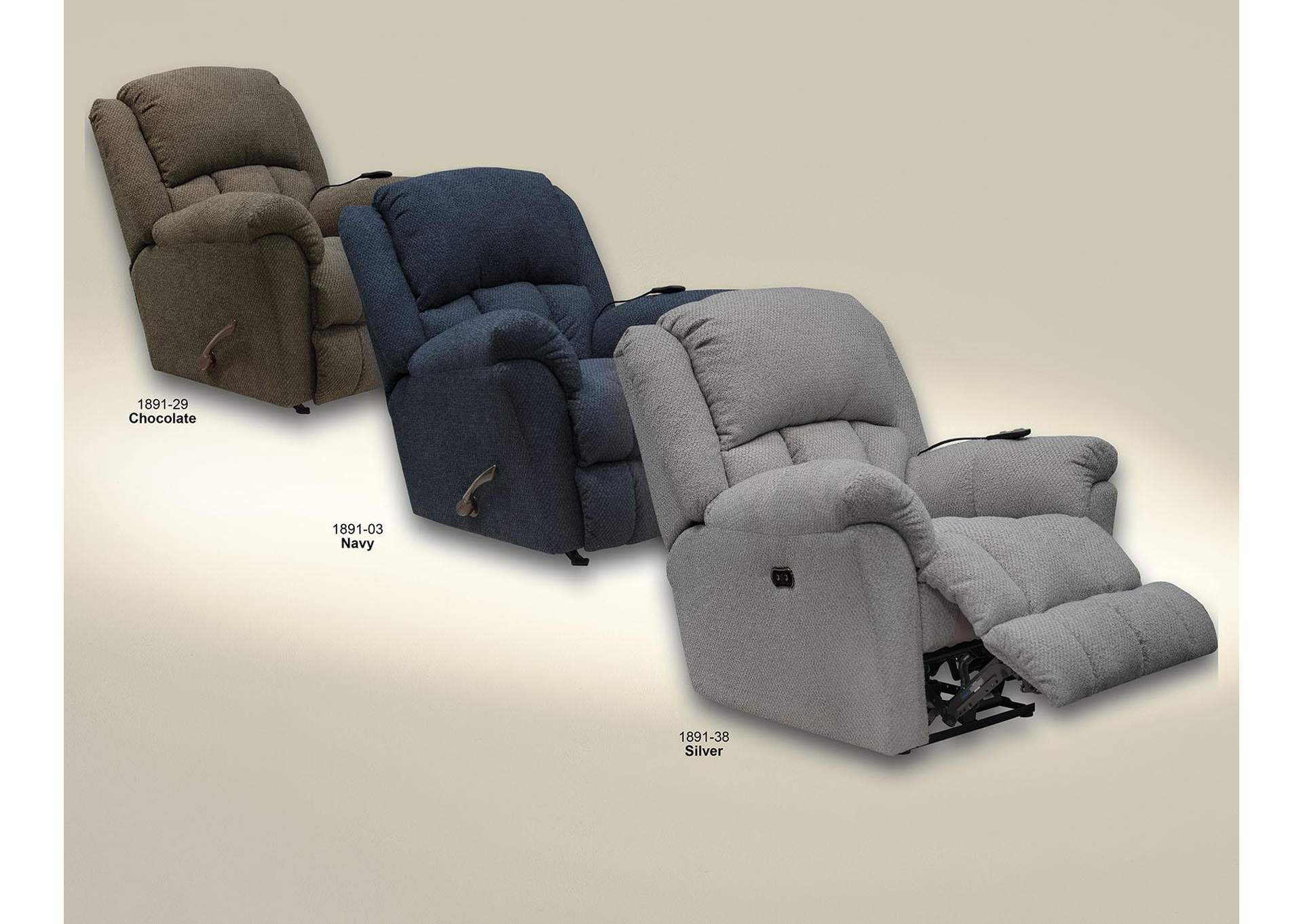 Blarney Rocker Recliner with Heat and Massage image 1