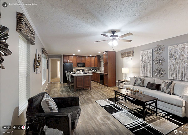 8074 Mansion Single Wide Model Home