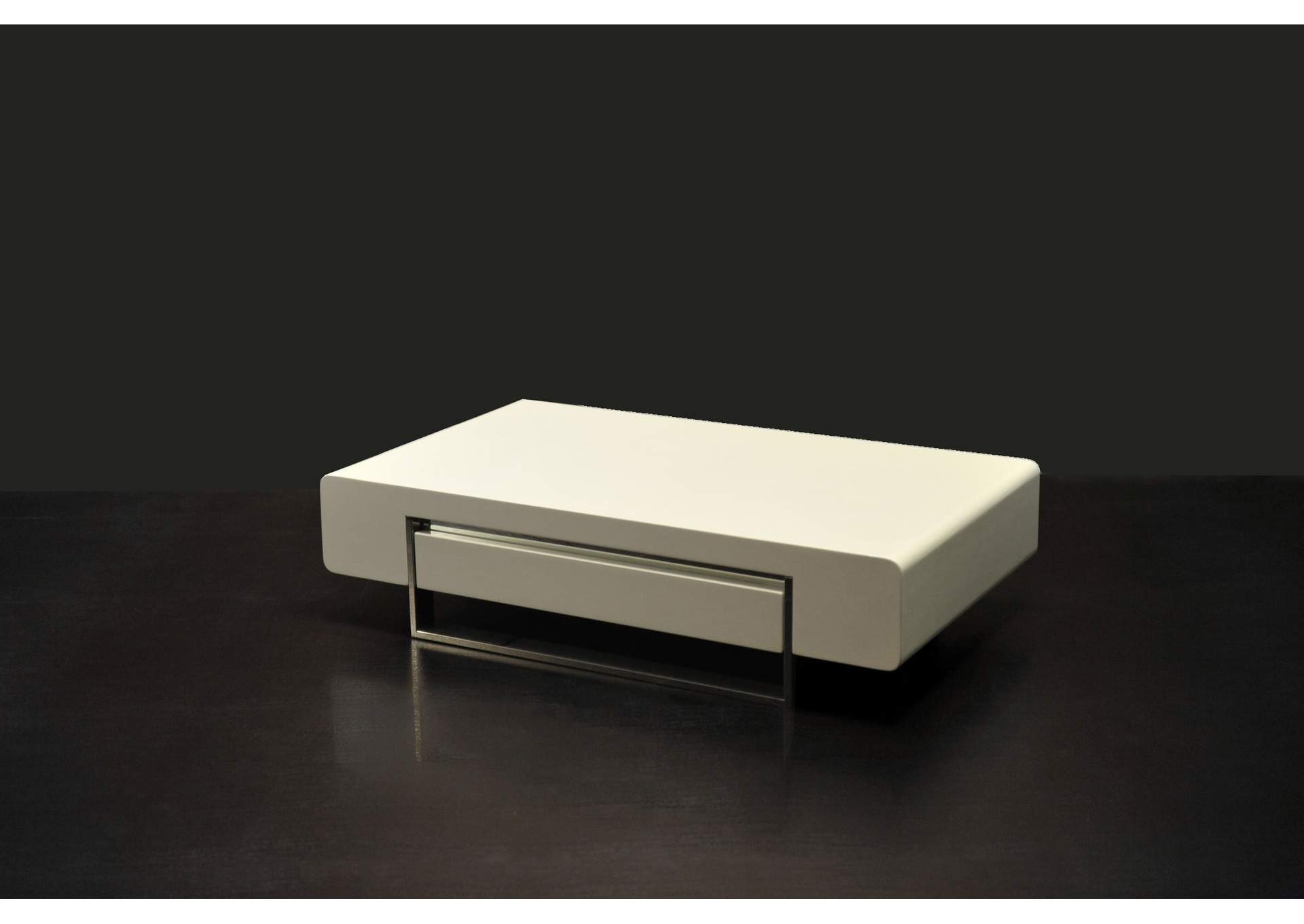 Modern Coffee Table 902A In White image 1