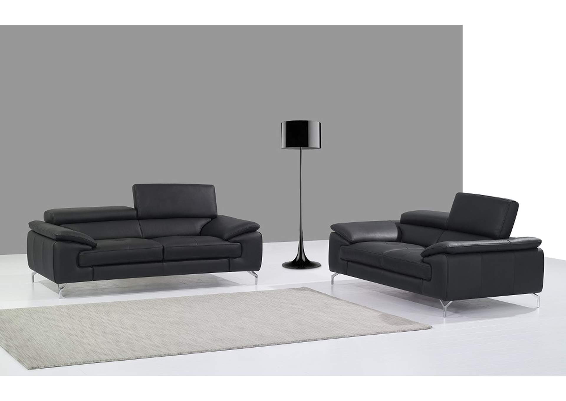 A973 Italian Leather Love In Black image 1