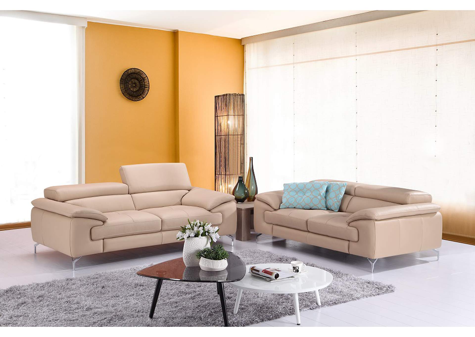A973 Italian Leather Love In Peanut image 1