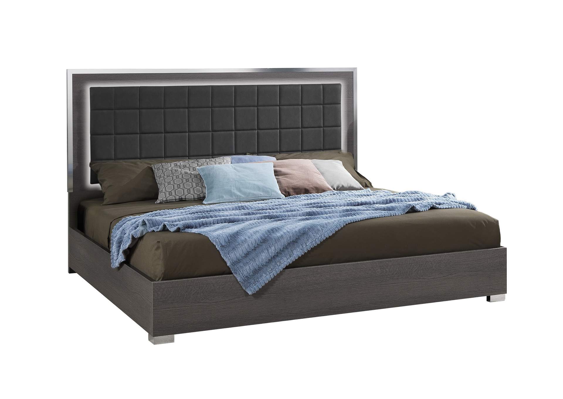 Alice Matte Gray Queen Bed image 6