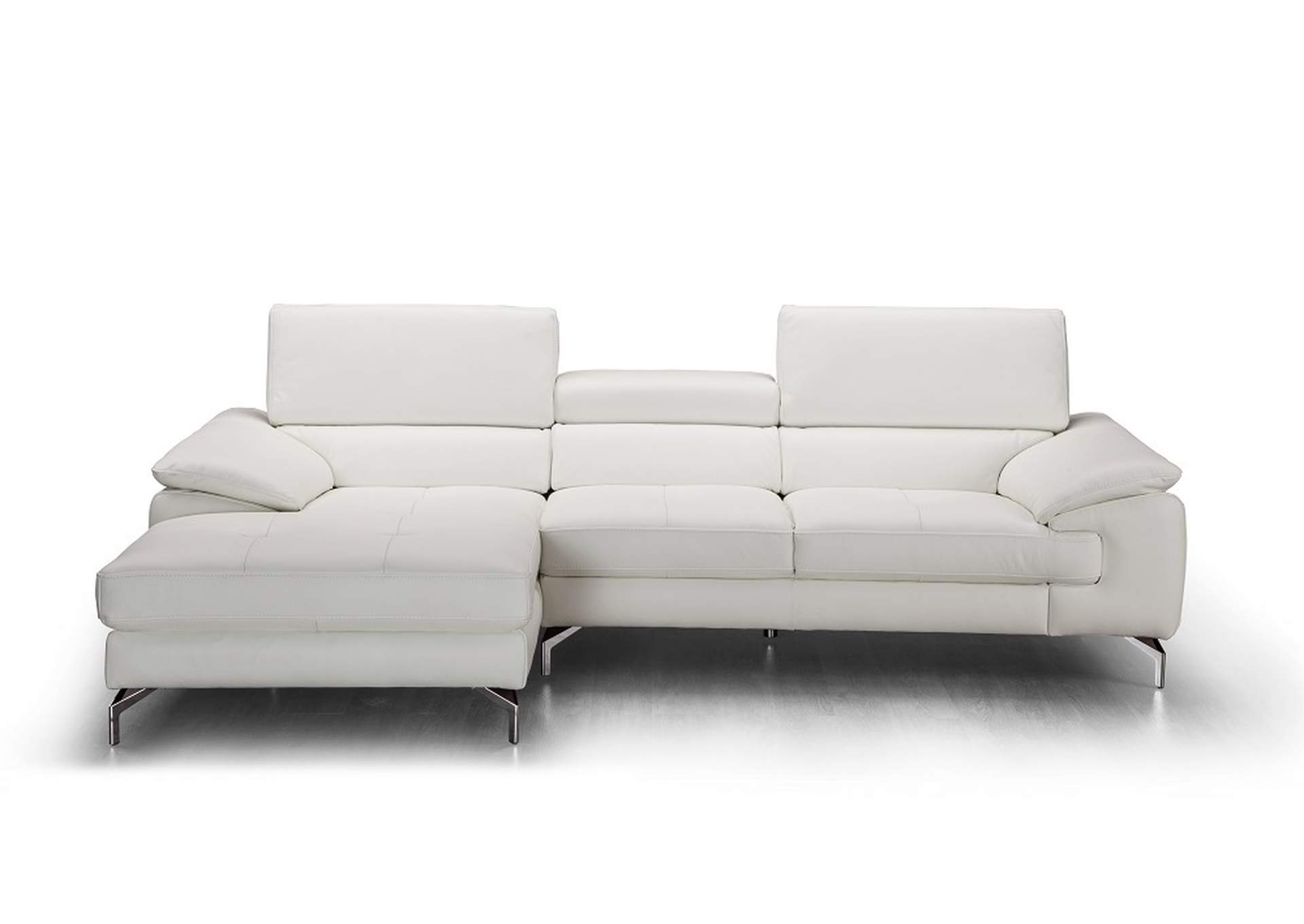 Alice Premium Leather Sectional In Left Facing Chaise image 3