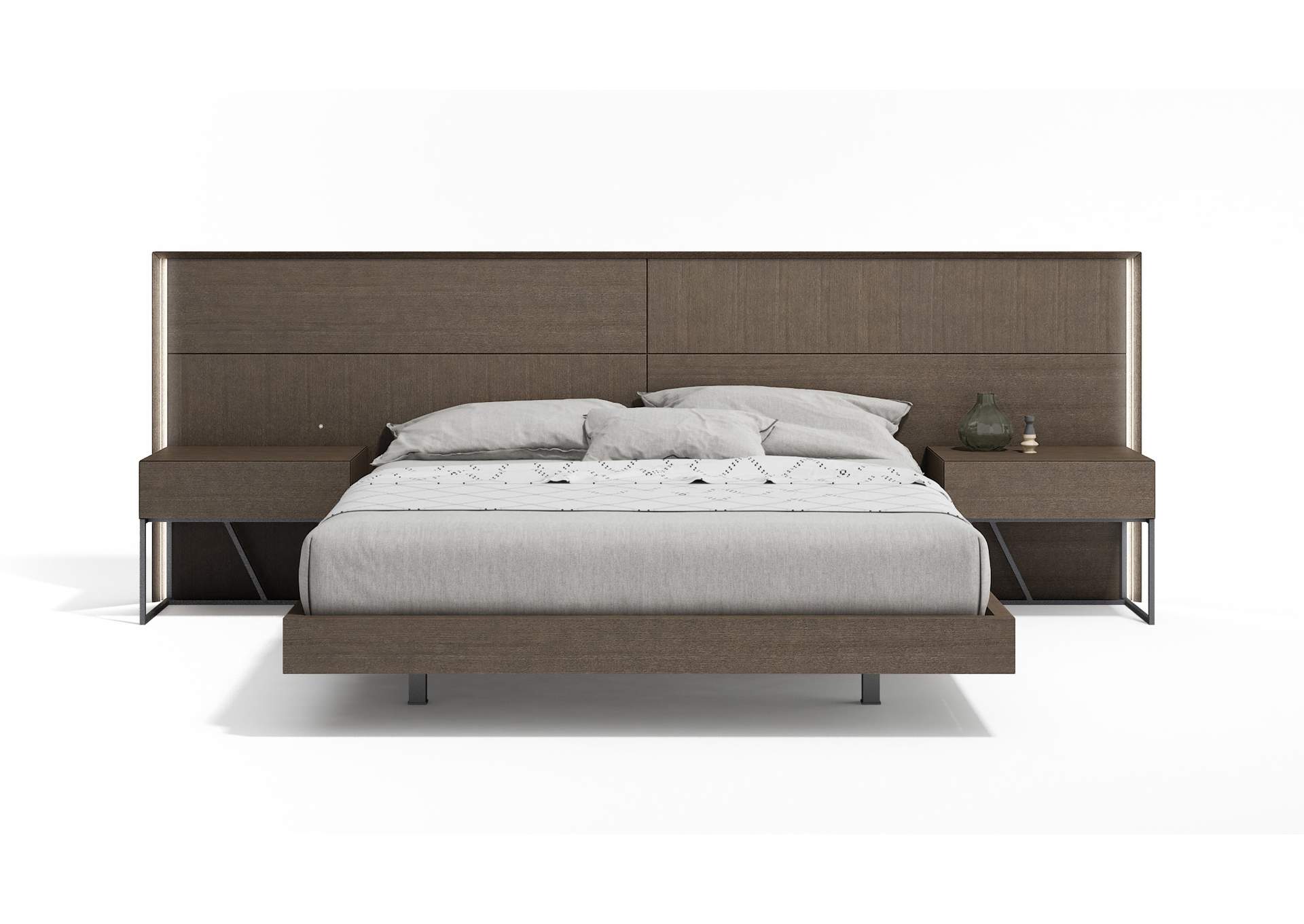 Almada Queen Bed In Ash image 1