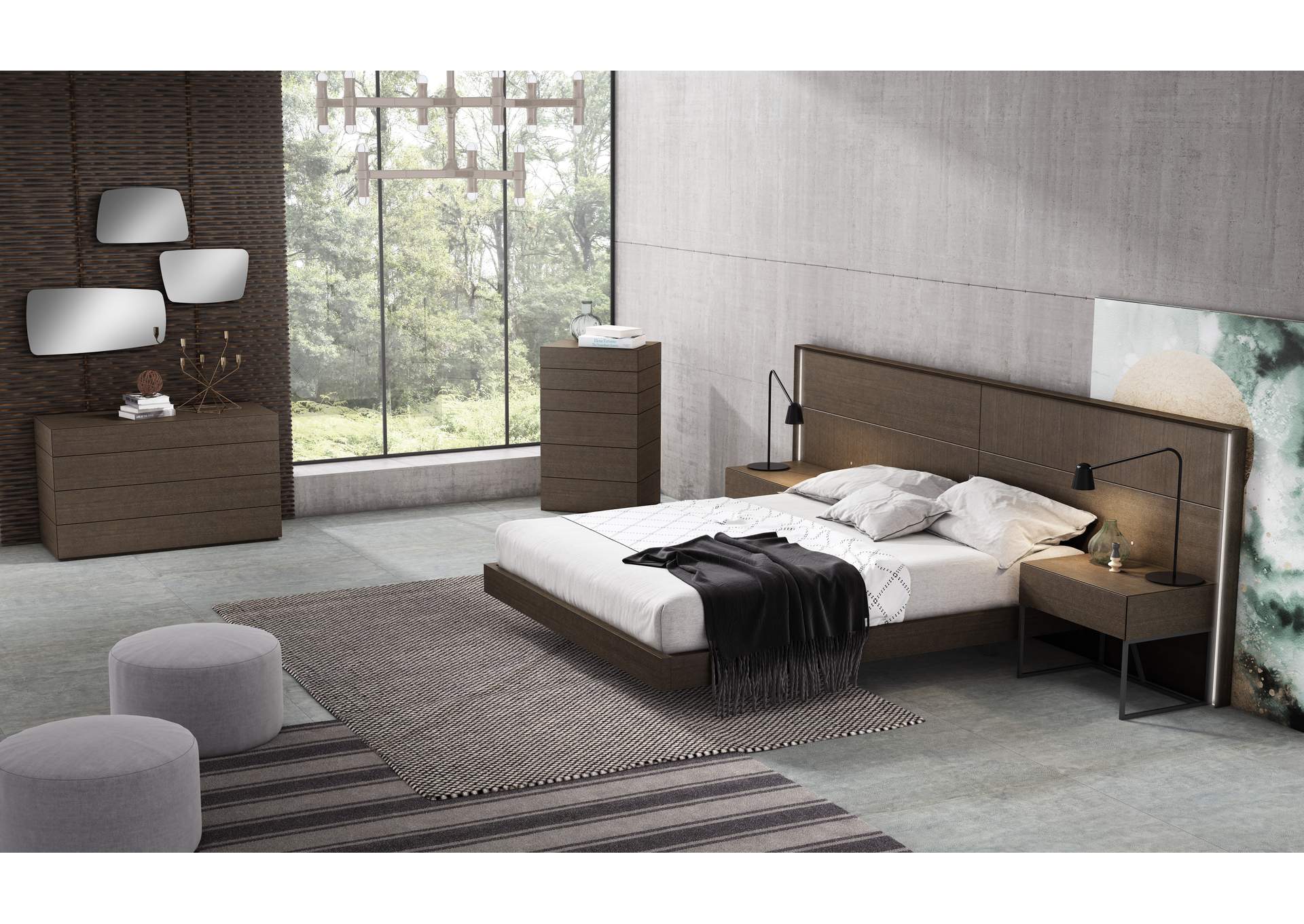 Almada Queen Bed In Ash image 3
