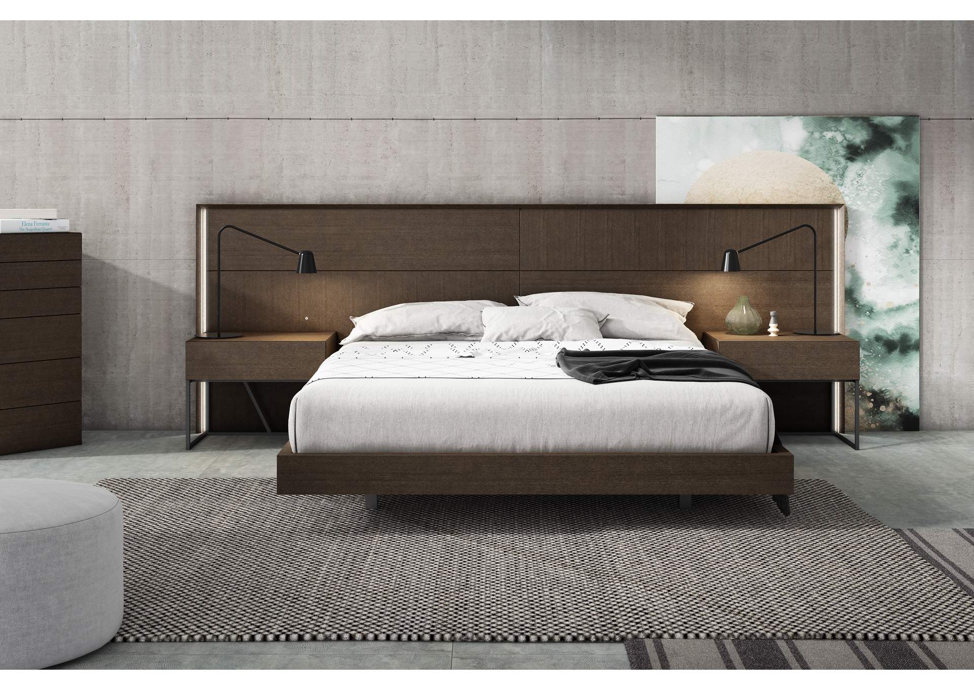 Almada Queen Bed In Ash image 4