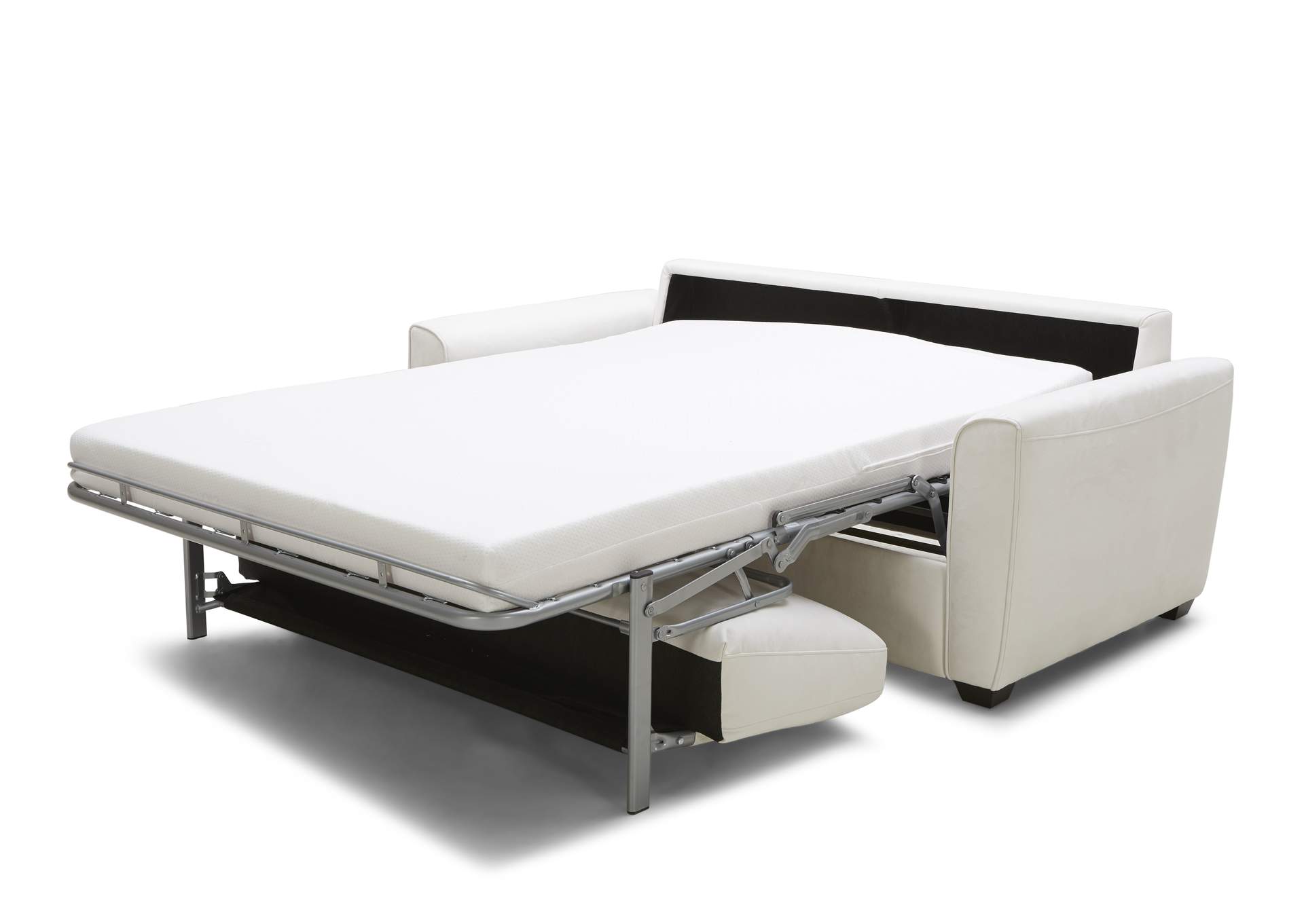Alpine Sofa Bed In White Fabric image 4