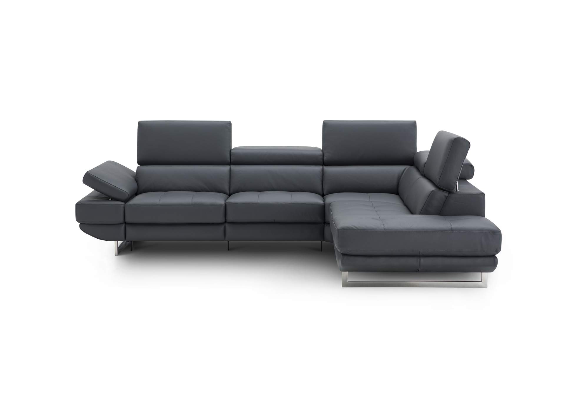 Annalaise Right Hand Facing Chaise Blue Grey image 3