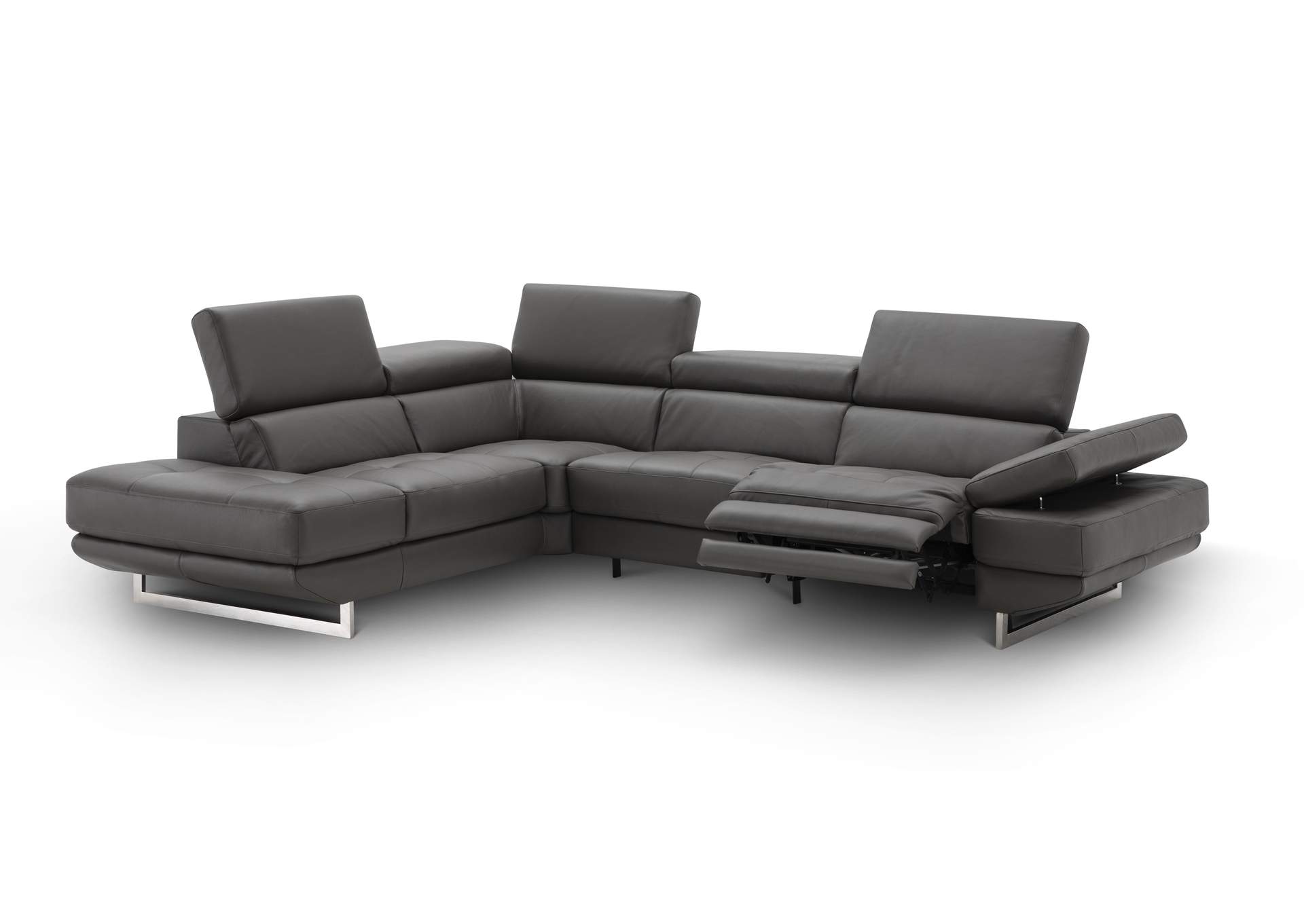 Annalaise Left Hand Facing Chaise Dark Grey image 4