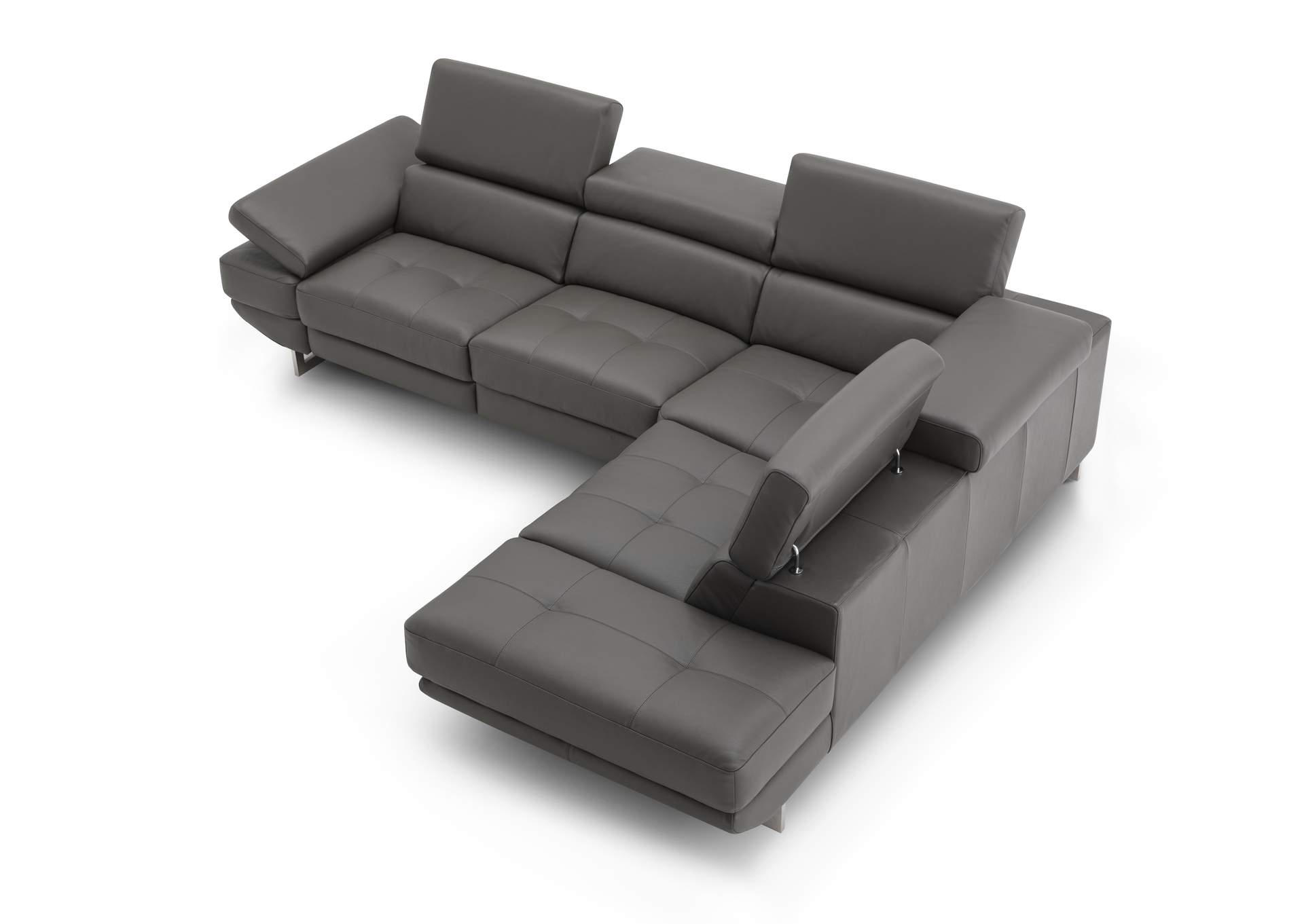 Annalaise Right Hand Facing Chaise Dark Grey image 3