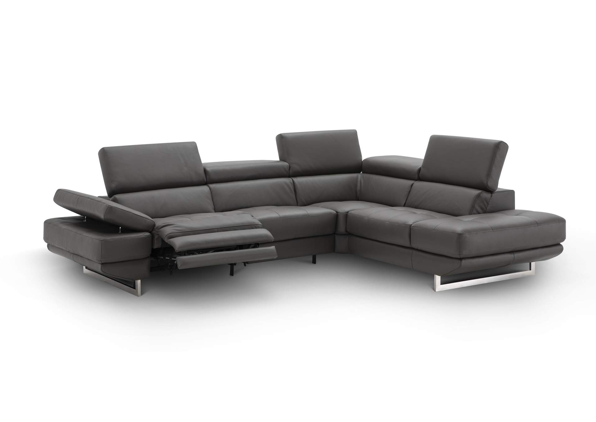 Annalaise Right Hand Facing Chaise Dark Grey image 4
