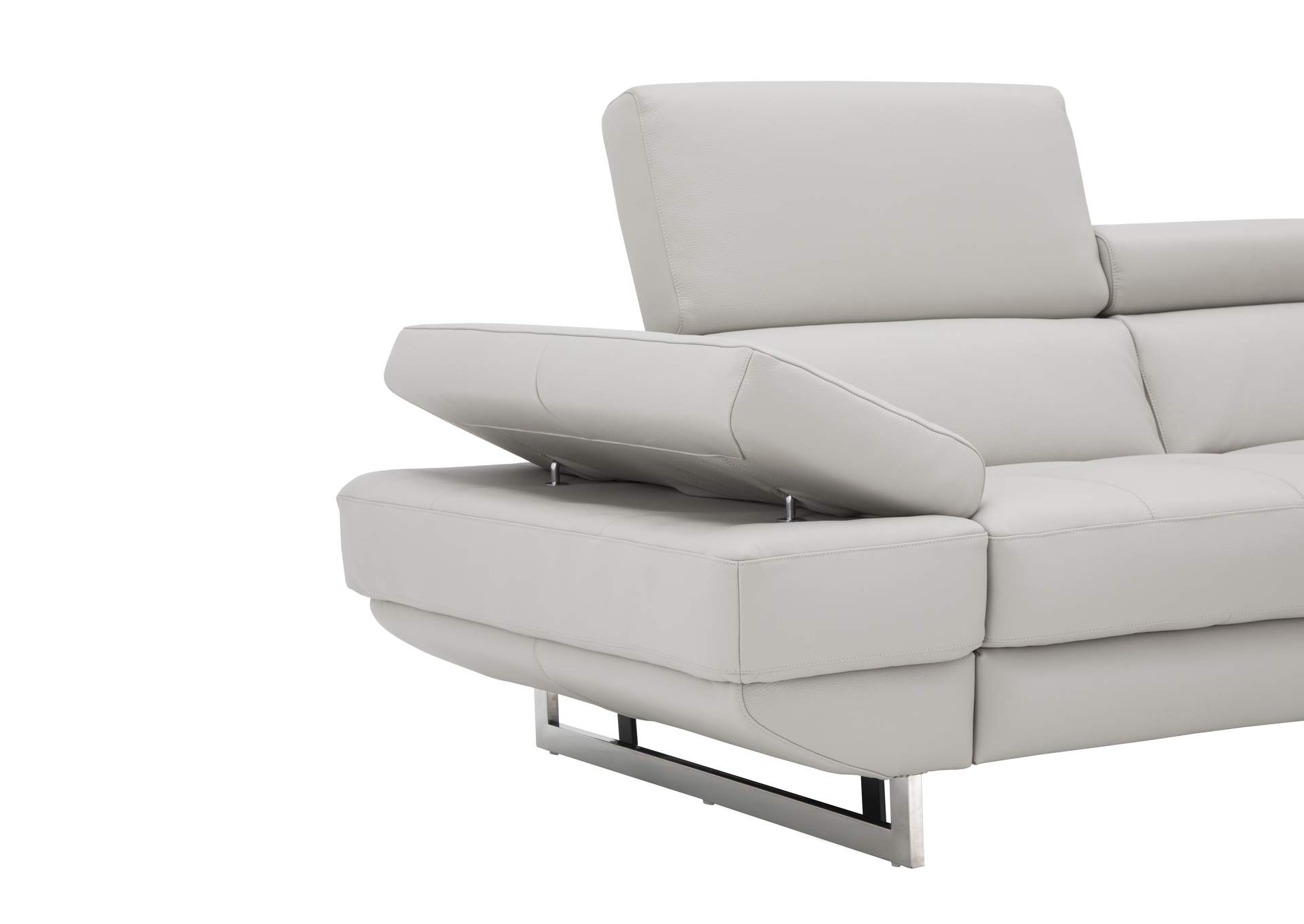 Annalaise Left Hand Facing Chaise Silver Gre image 10