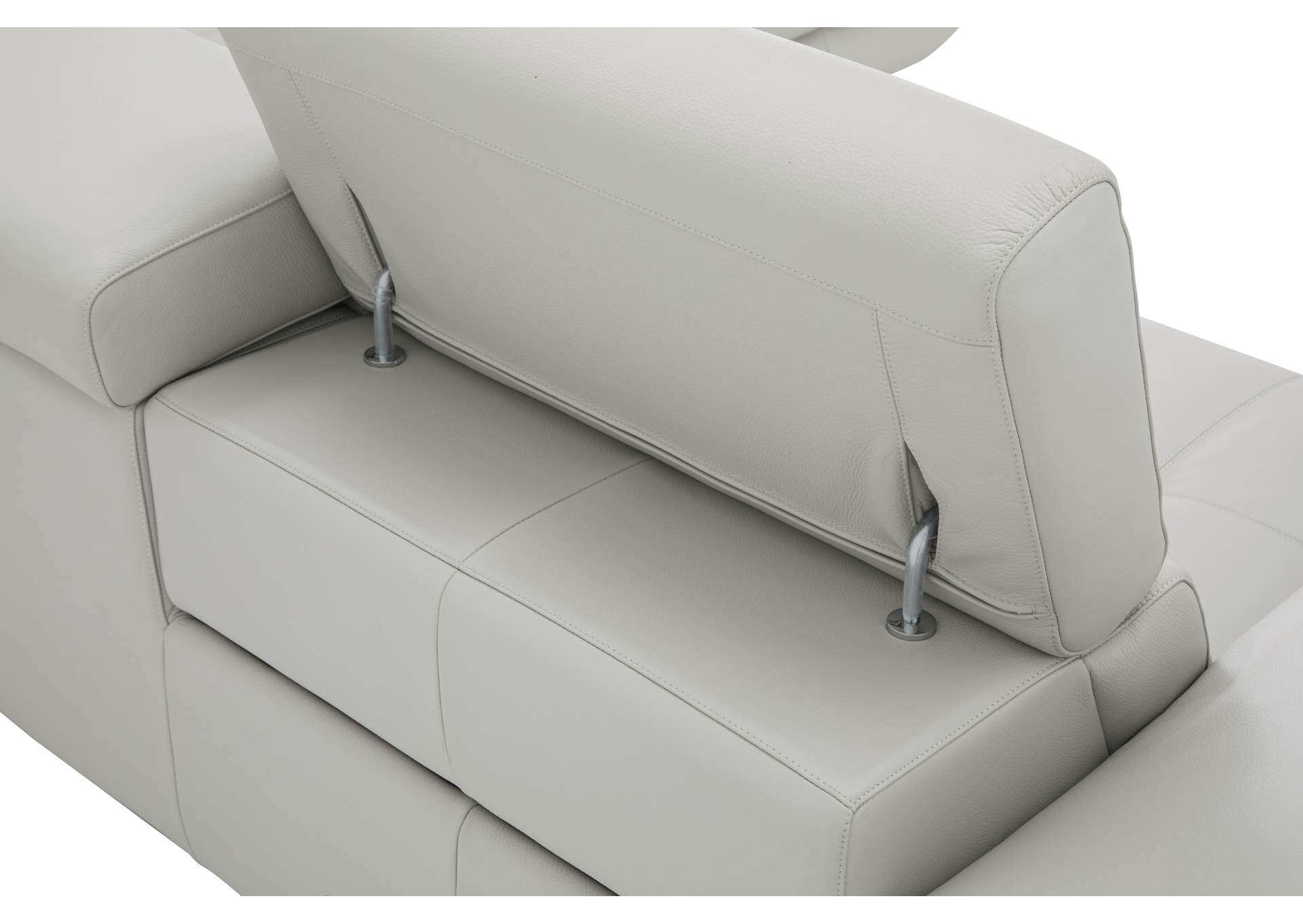 Annalaise Left Hand Facing Chaise Silver Gre image 11