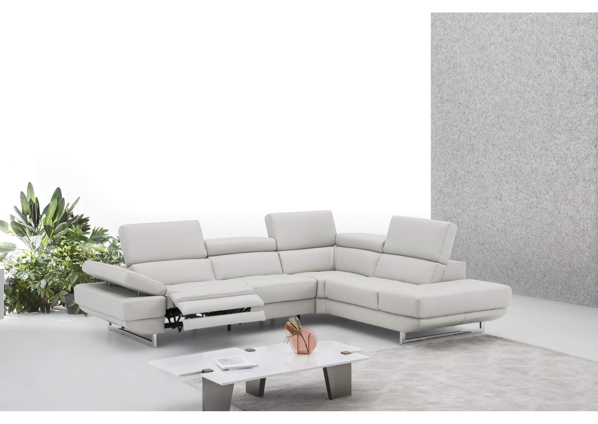 Annalaise Right Hand Facing Chaise Silver Gre image 3