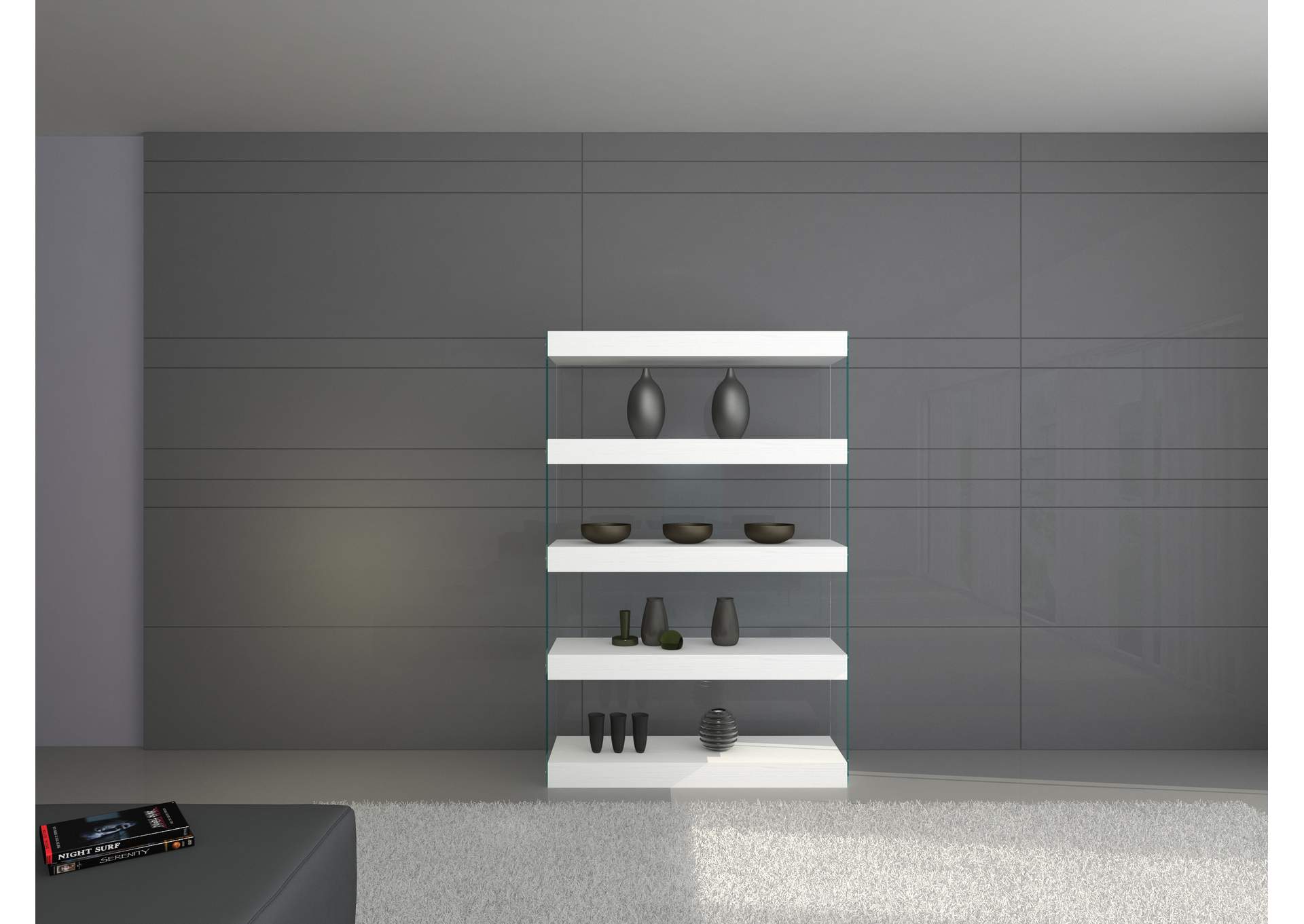 Cloud Curio Unit In High Gloss image 1