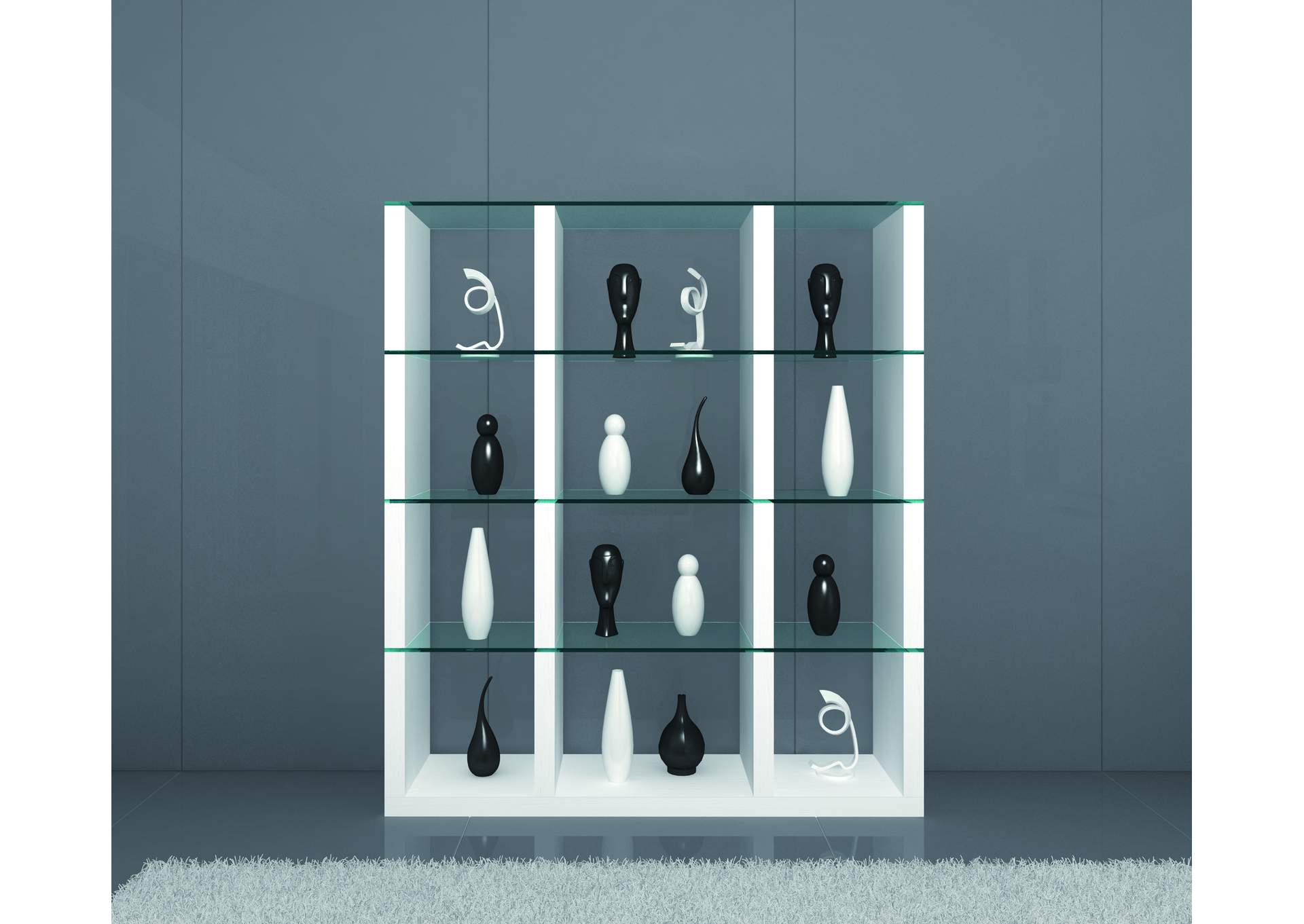 Cloud Wall Unit In High Gloss image 1