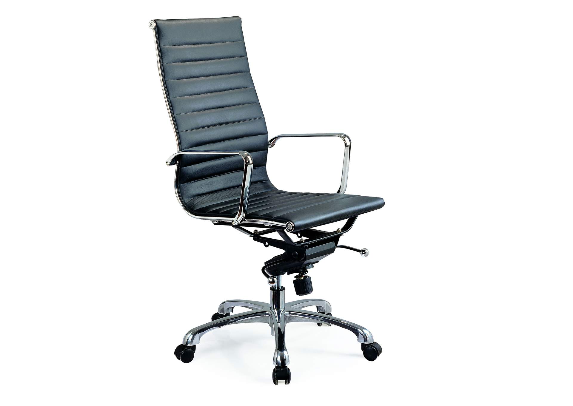 Comfy High Back Black Office Chair image 1