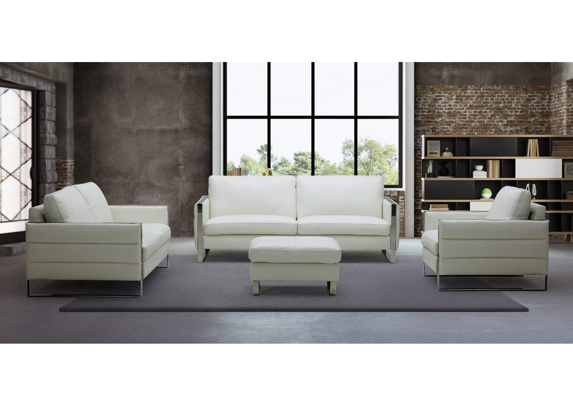 Constantin Sofa In Light White image 1