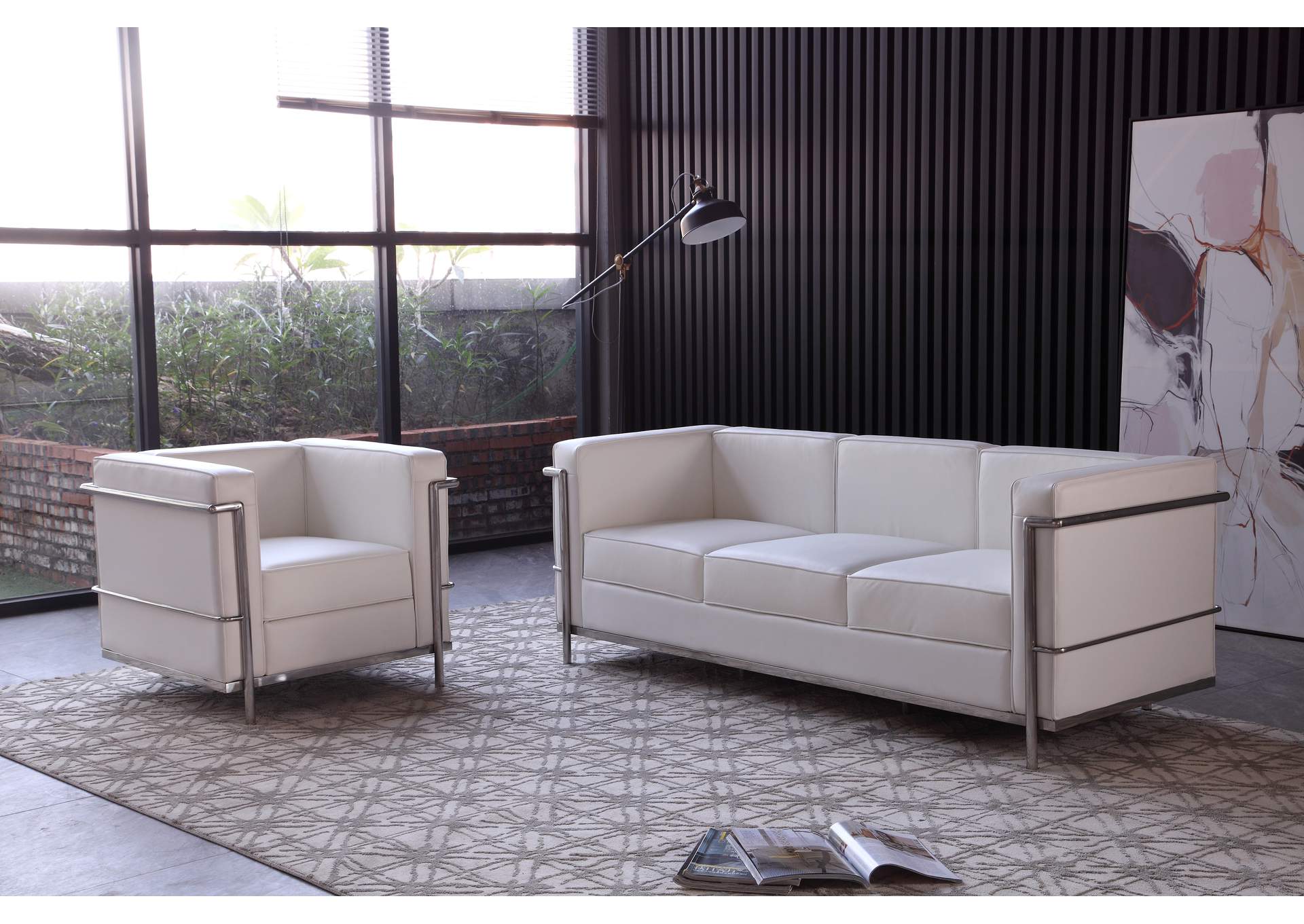 Cour Italian Leather Sofa image 6