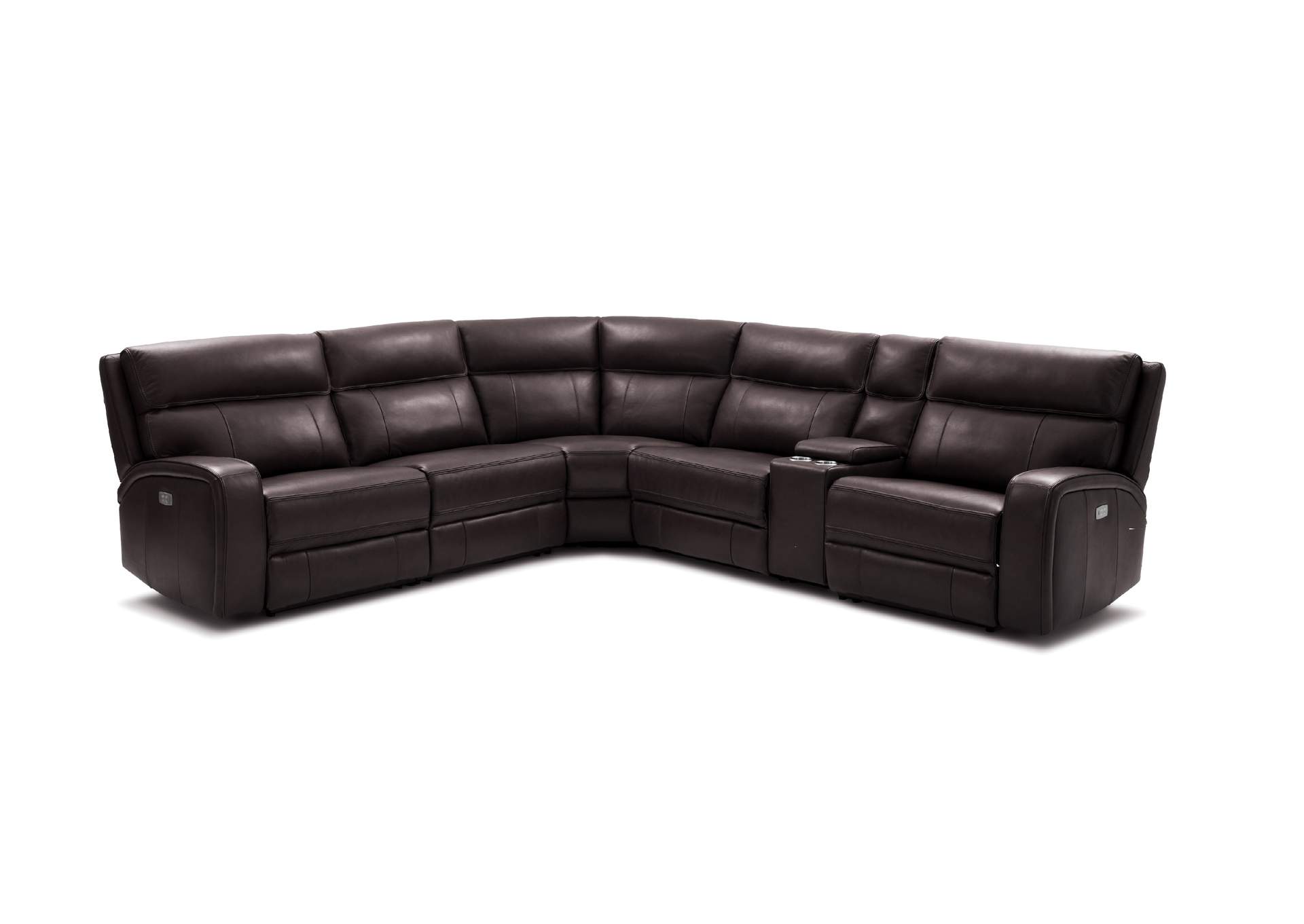Cozy Motion Sectional In Chocolate image 3