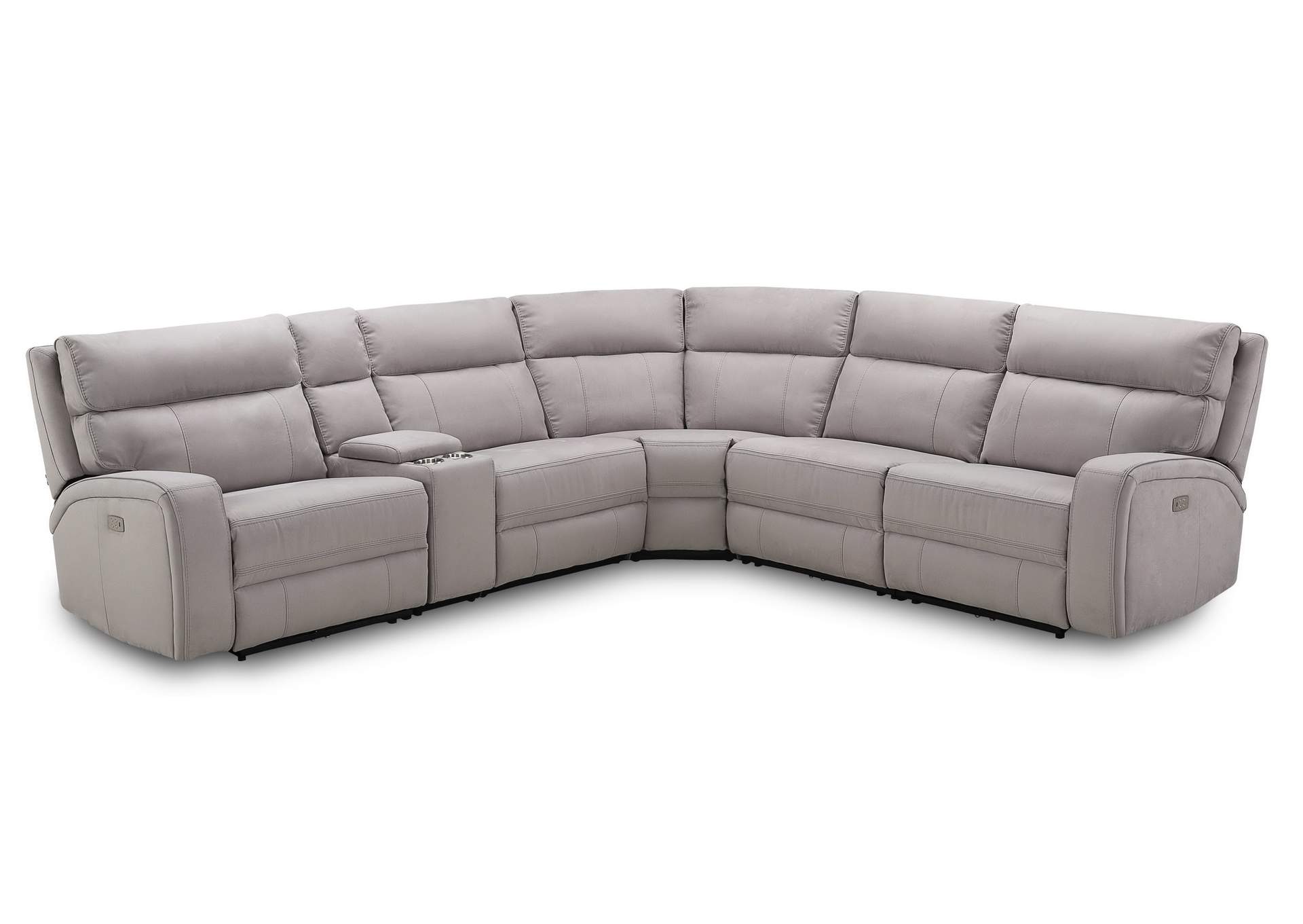 Cozy Motion Sectional In Moonshine image 1
