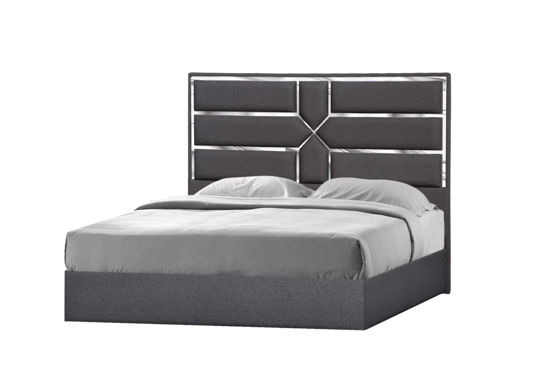 Da Vinci Queen Bed In Charcoal image 3