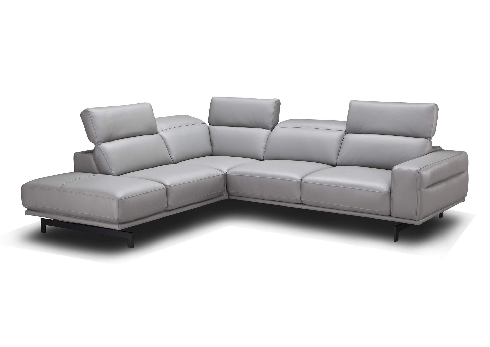 Davenport Light Grey Sectional In Left Facing image 5