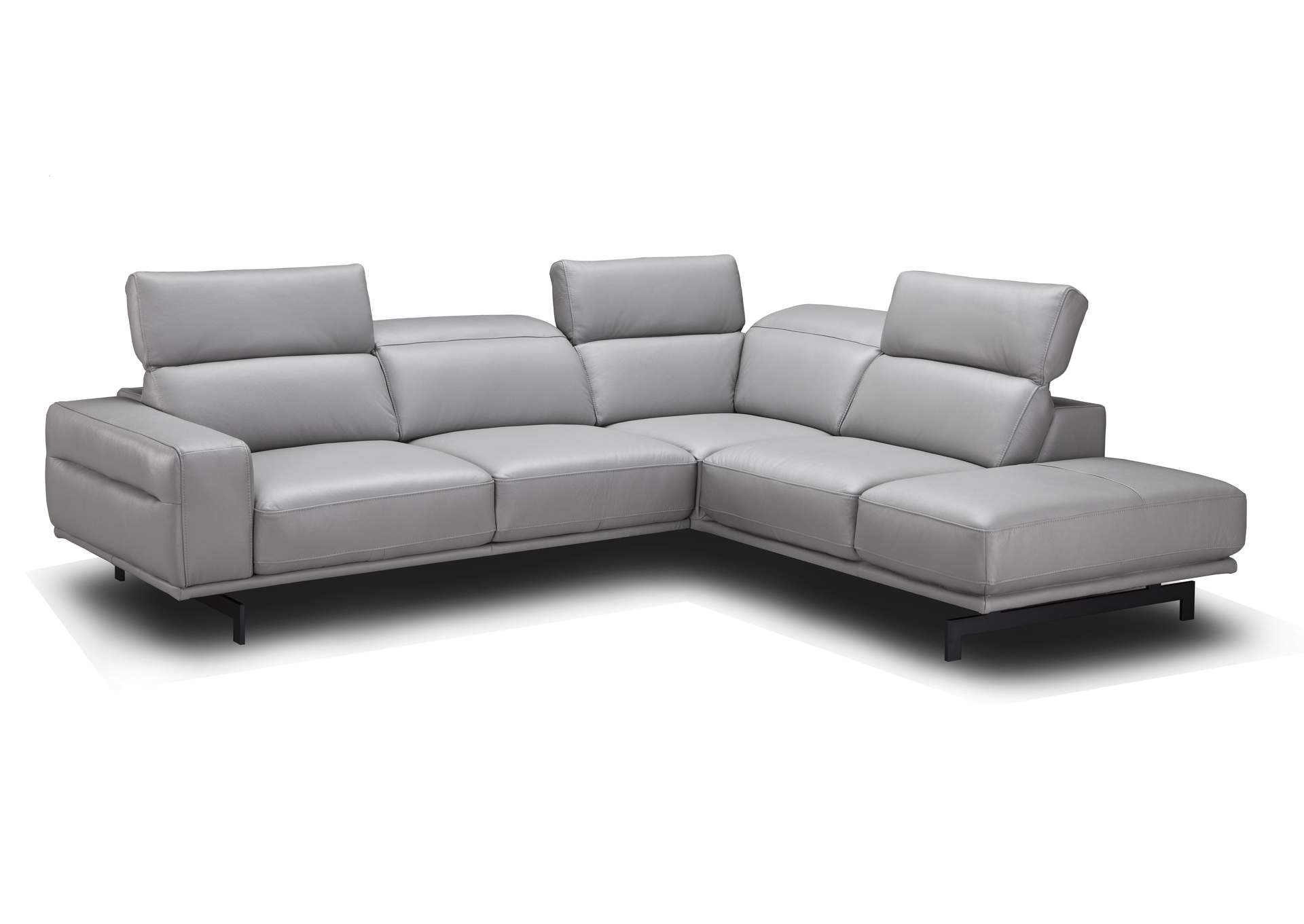 Davenport Light Grey Sectional In Right Facing image 5