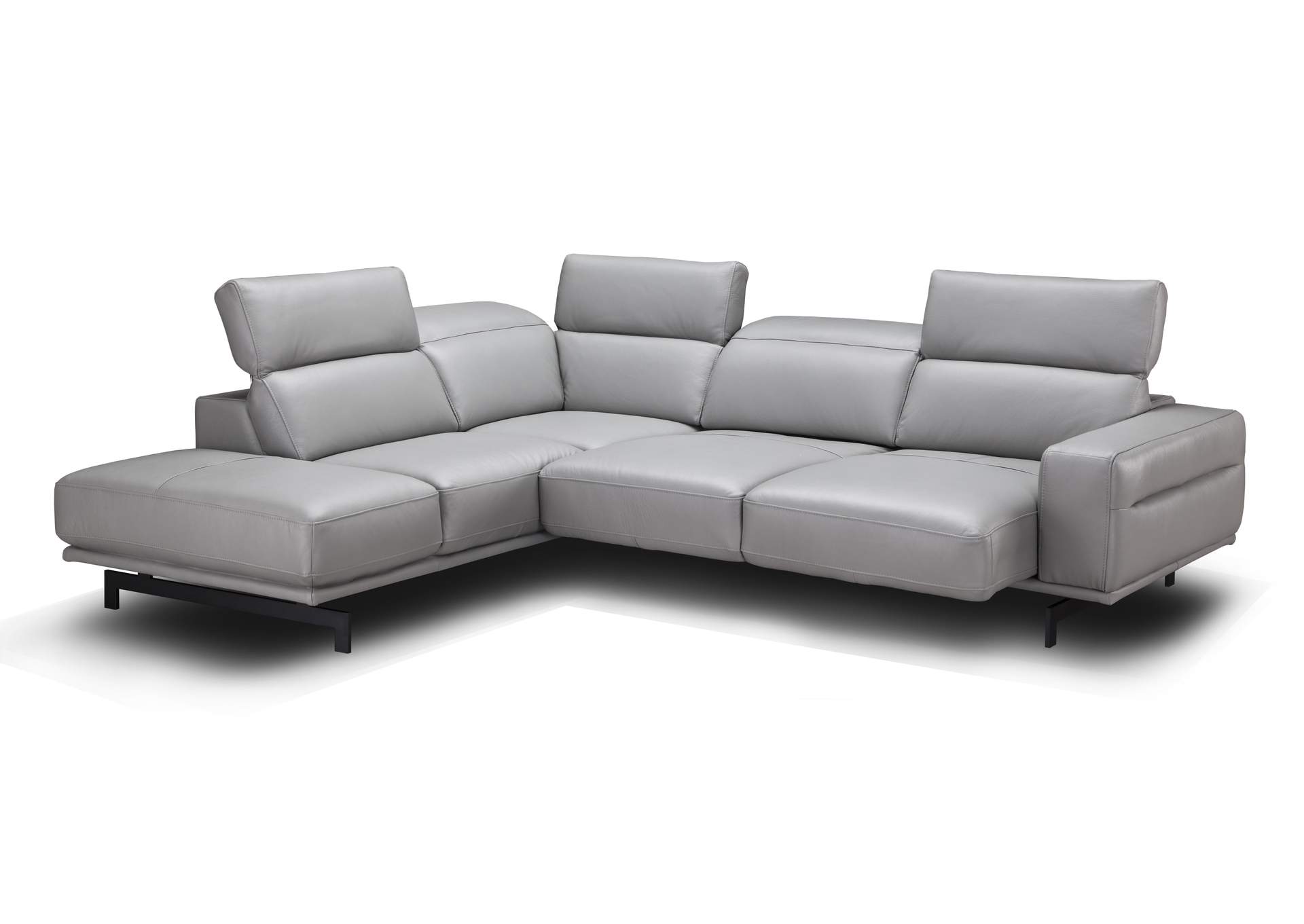 Davenport Light Grey Sectional In Left Facing image 6