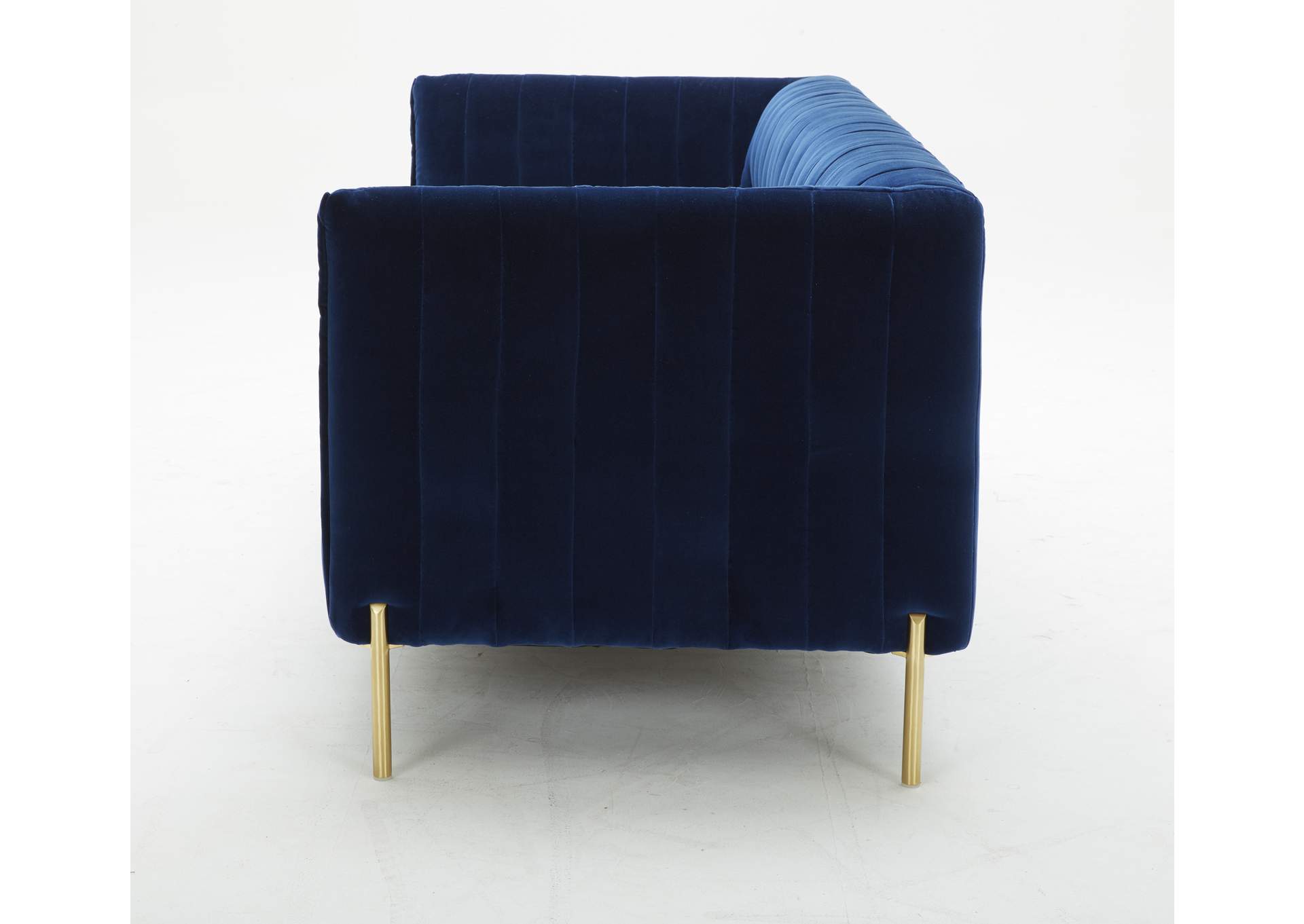 Deco Sofa In Blue Fabric image 5