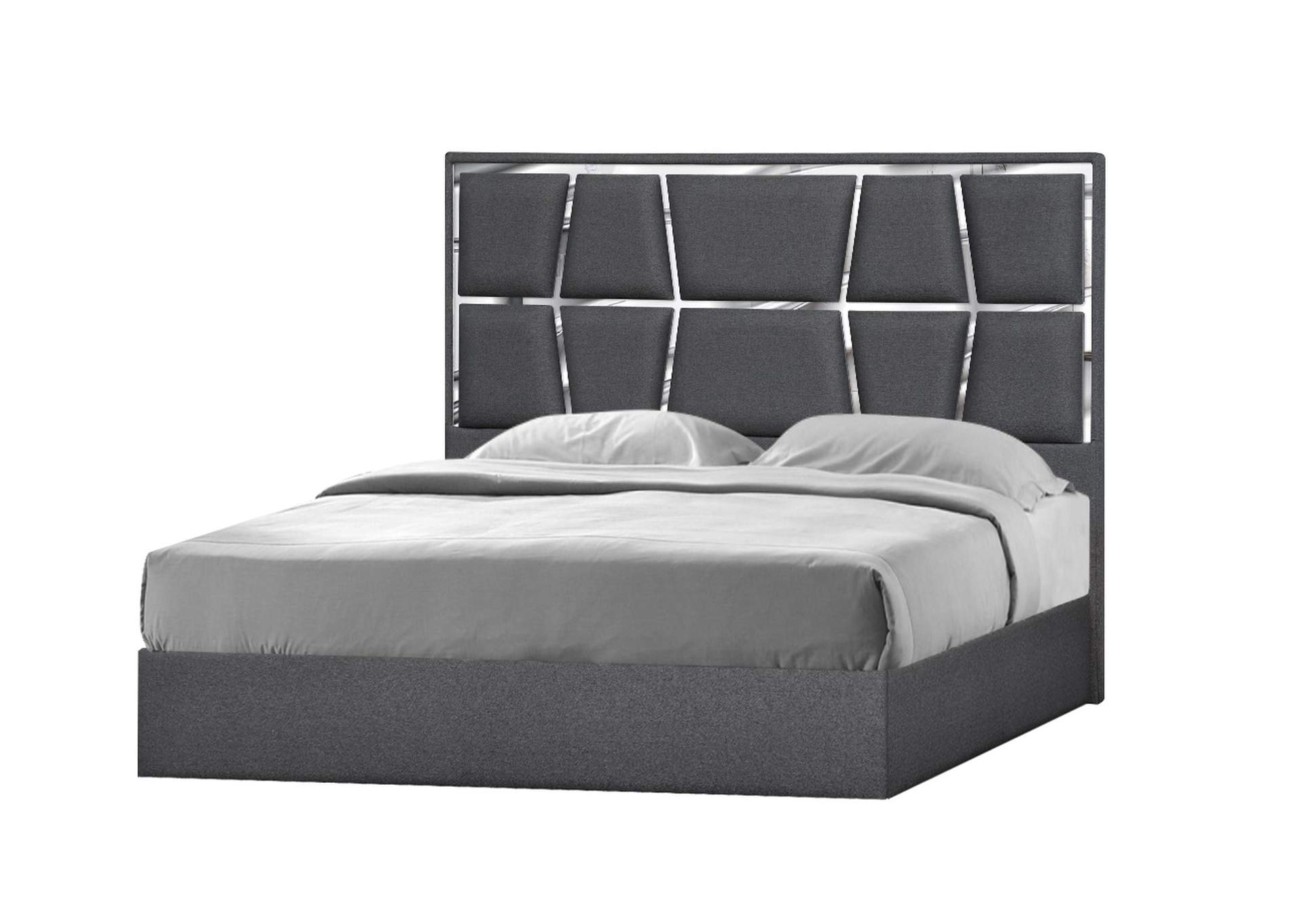 Degas King Bed In Charcoal image 3
