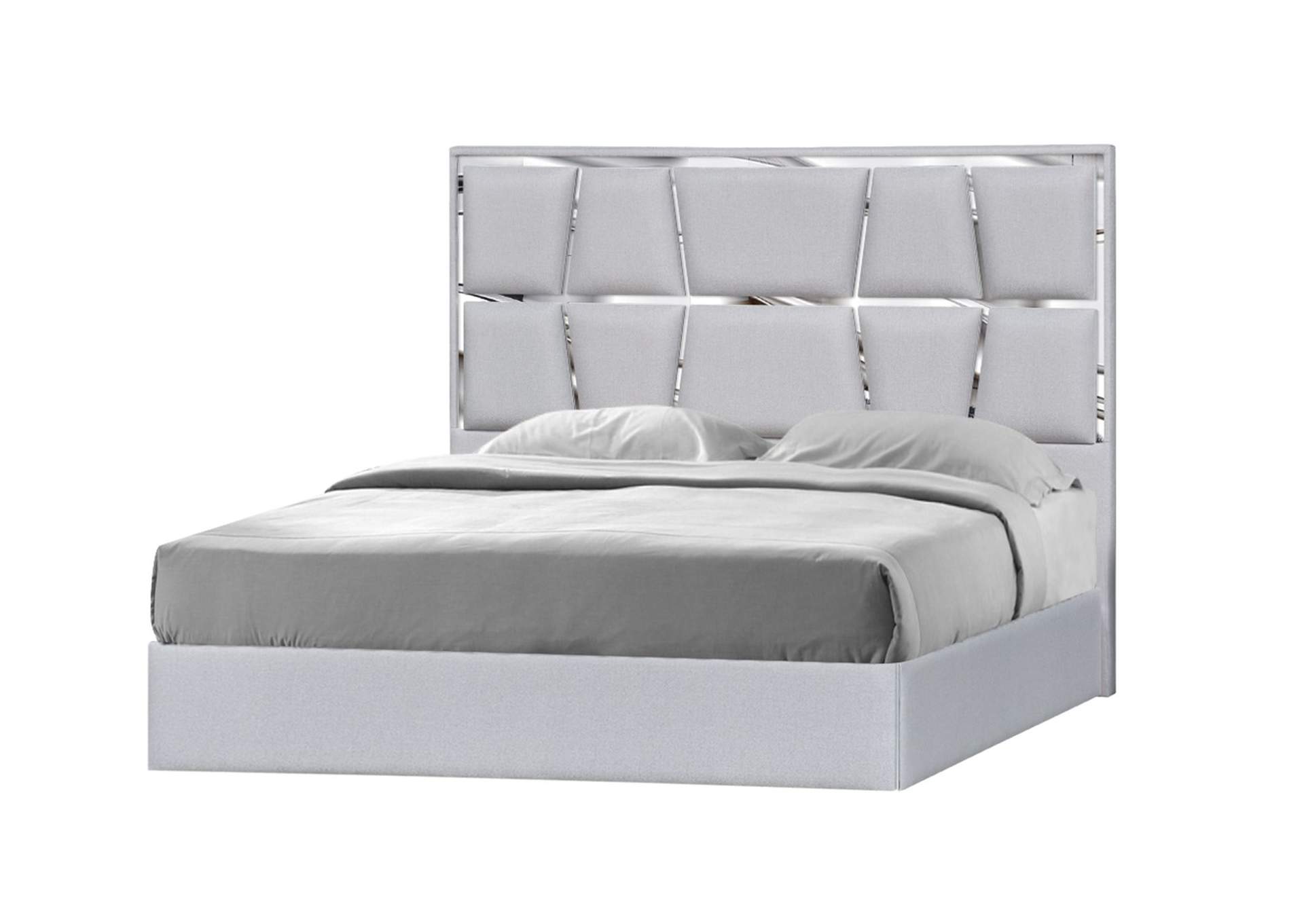 Degas Queen Bed In Silver Grey image 3