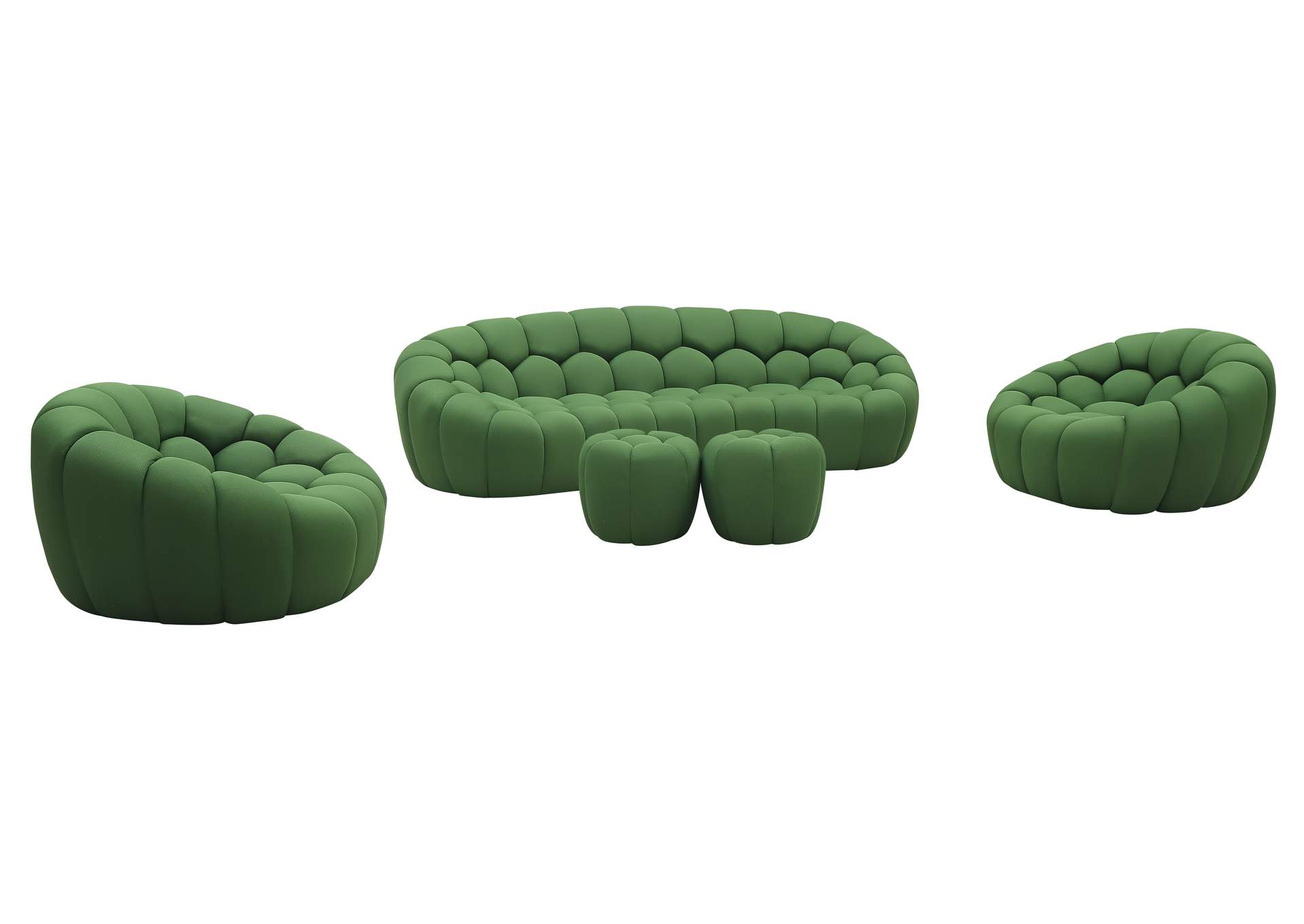 Fantasy Ottoman In Green image 5