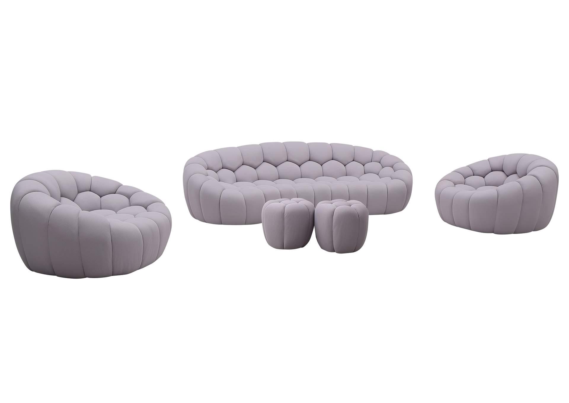 Fantasy Ottoman In Grey image 6