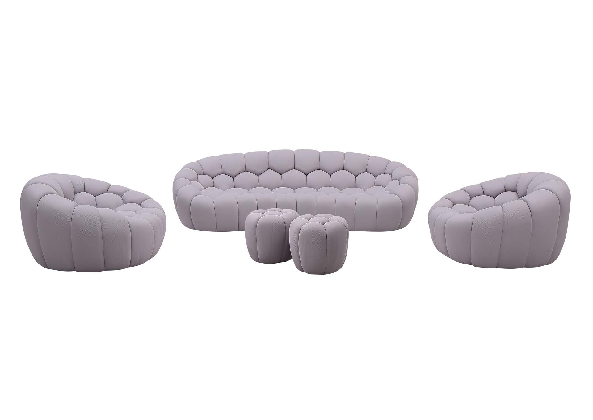 Fantasy Ottoman In Grey image 5