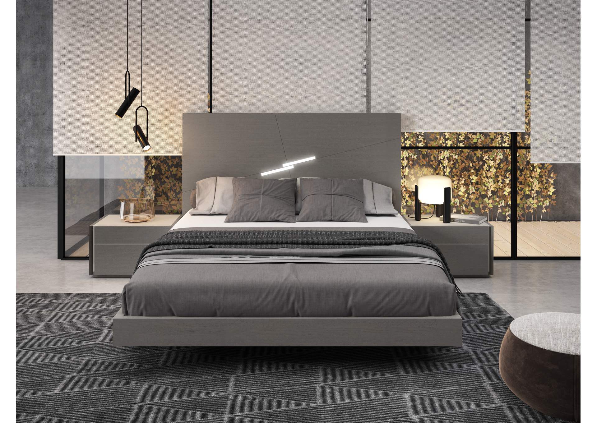 Faro Right Facing  Nightstand In Grey image 5