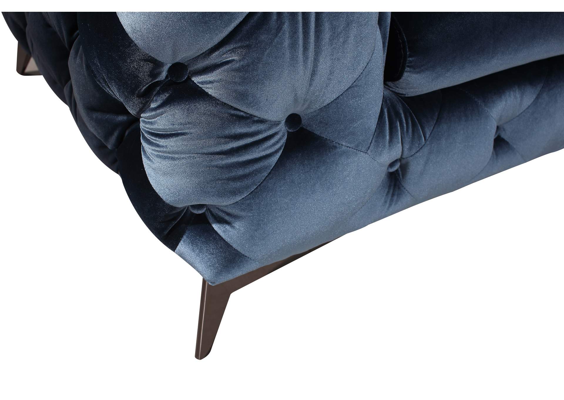 Glitz Loveseat Seat In Blue image 3