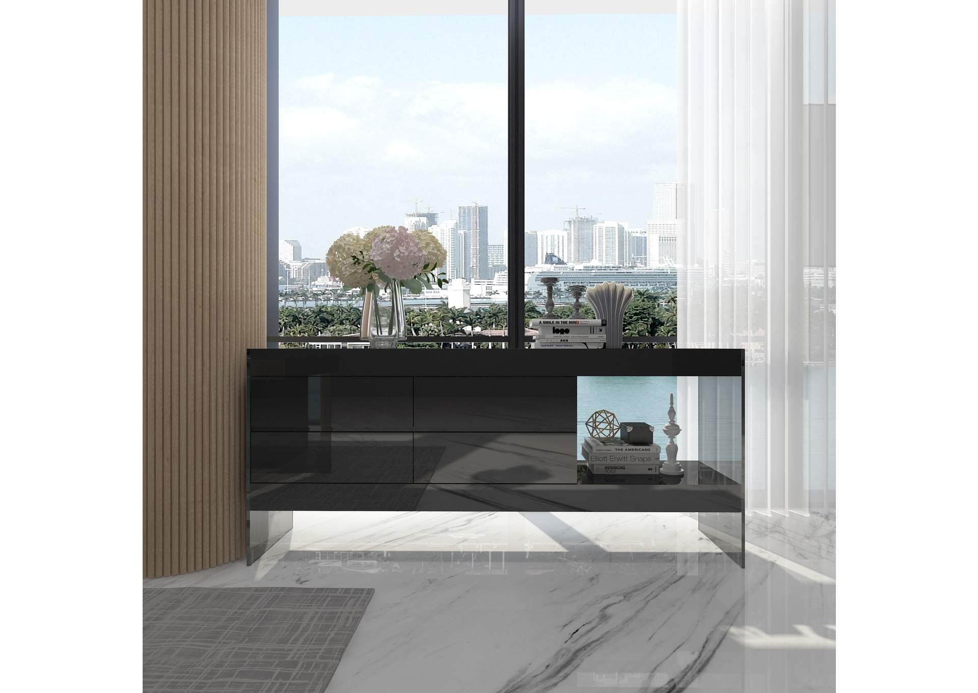 Cloud Buffet In Grey High Gloss image 6