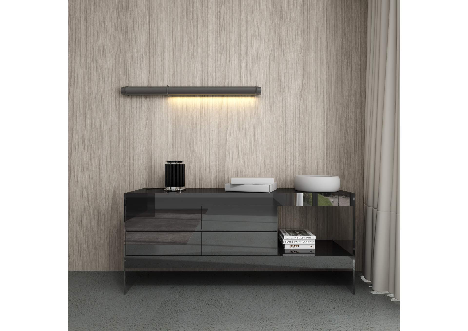 Cloud Buffet In Grey High Gloss image 5