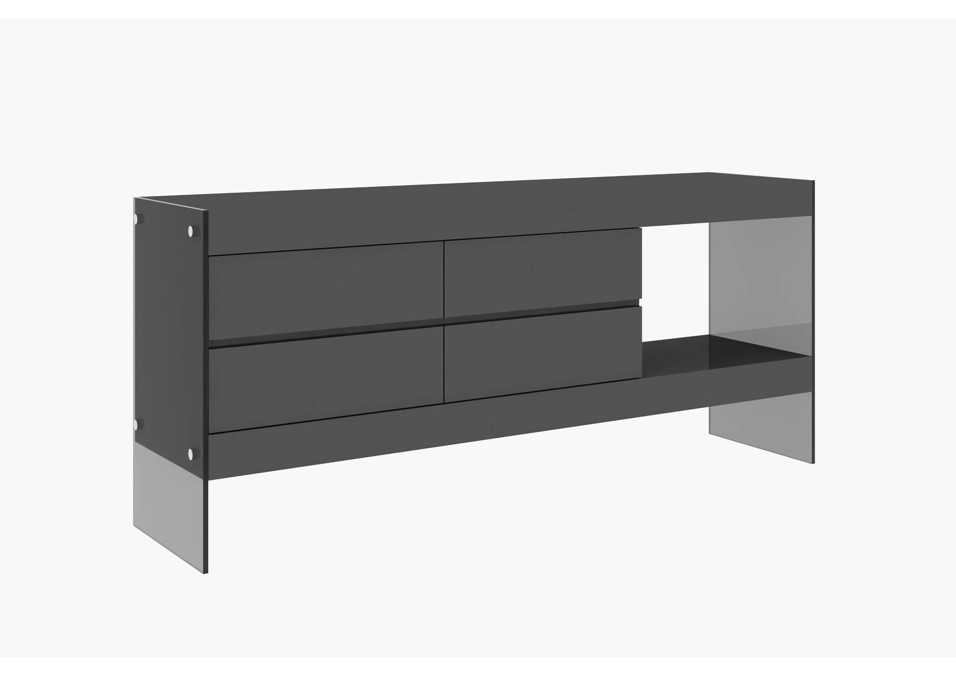 Cloud Buffet In Grey High Gloss image 3
