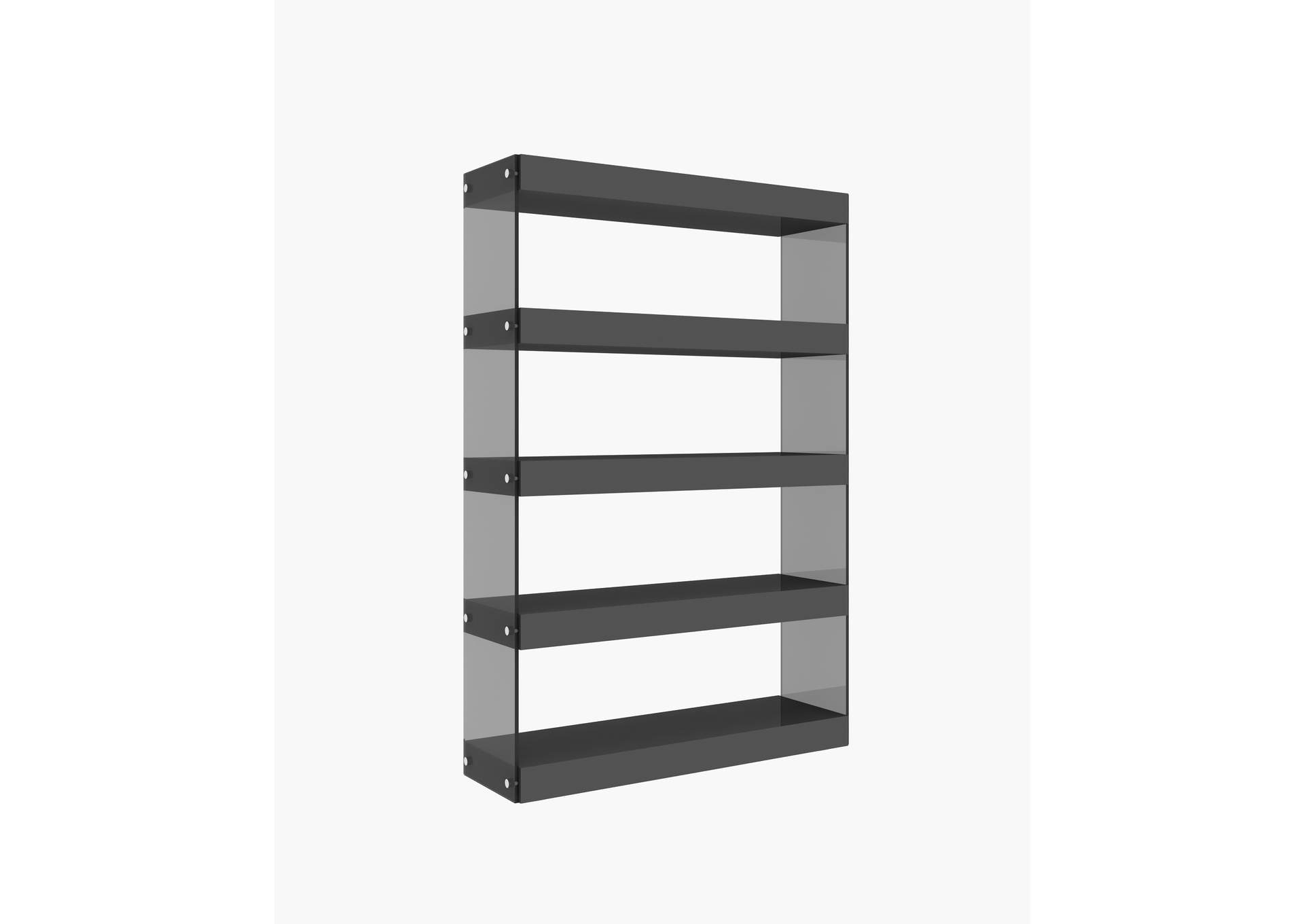 Cloud Curio Unit In Grey High Gloss image 3