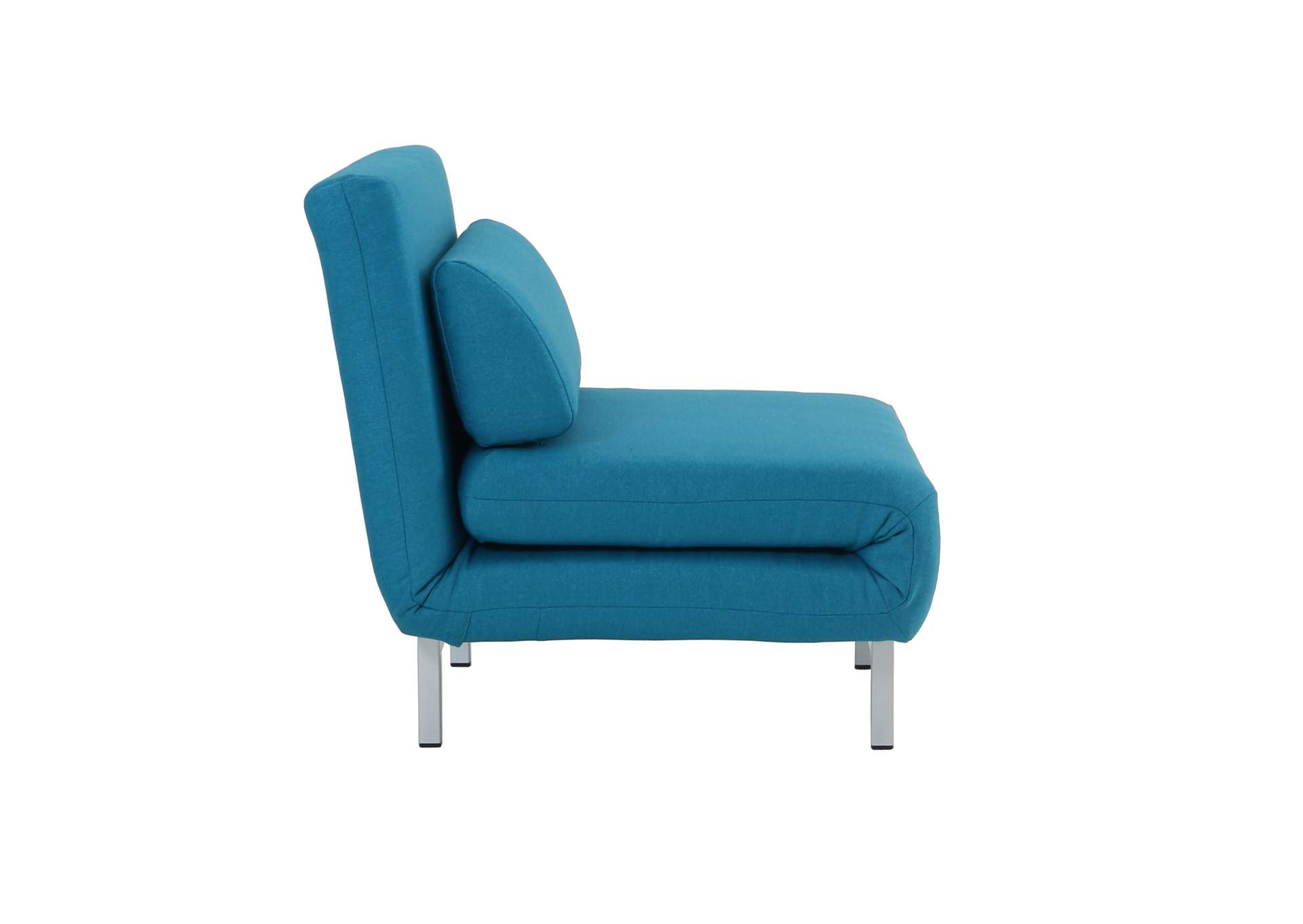 Premium Sofa Bed Lk06-1 In Teal Fabric image 3