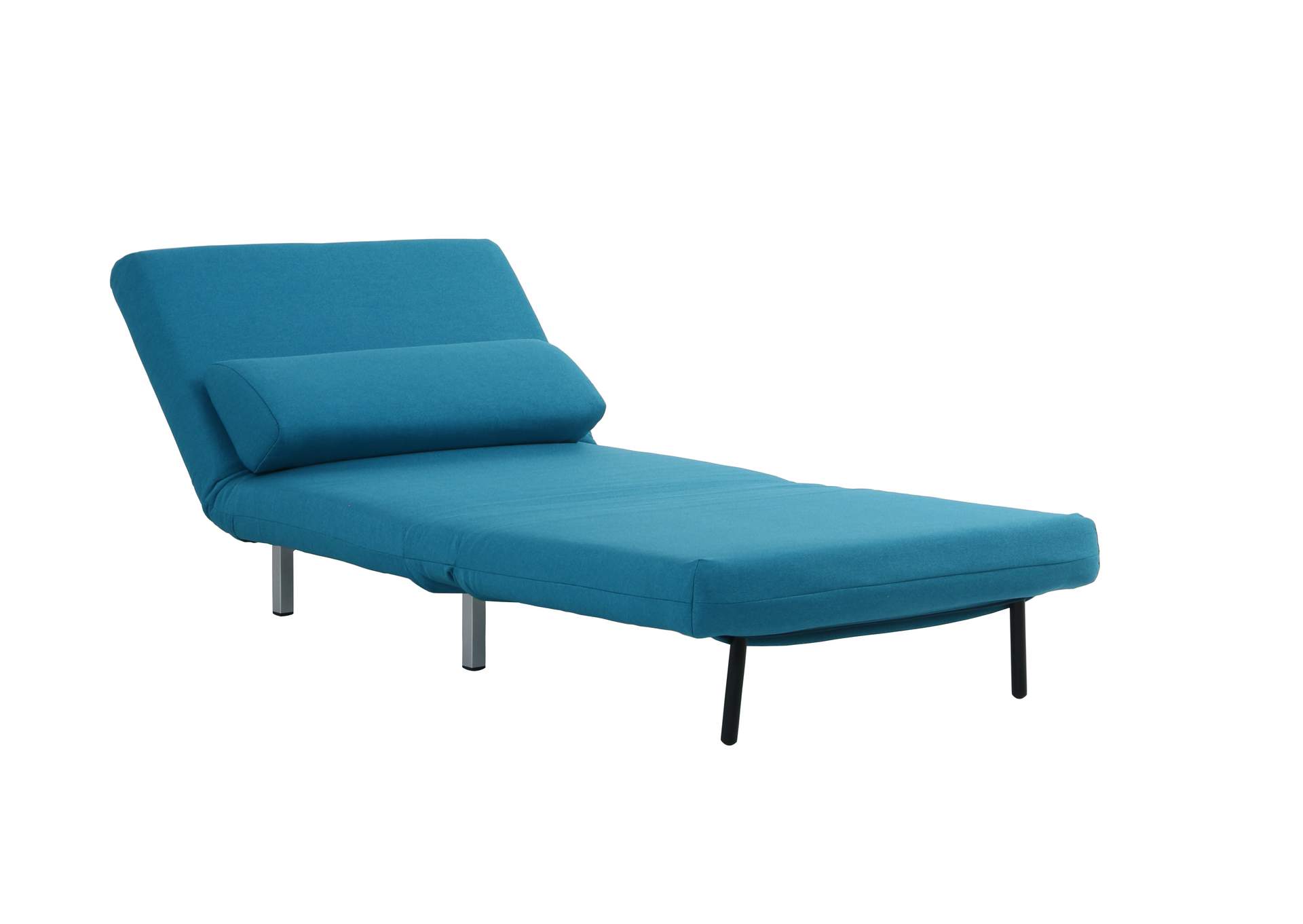 Premium Sofa Bed Lk06-1 In Teal Fabric image 5