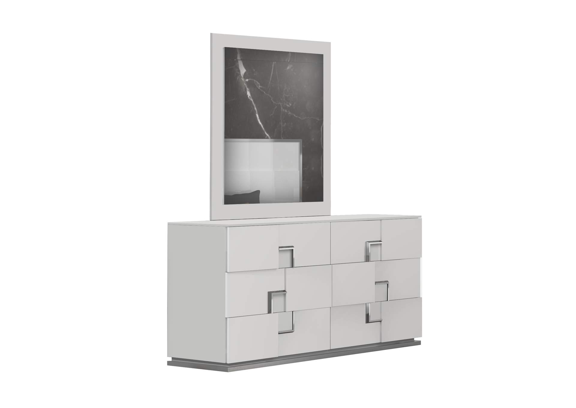Infinity Premium Dresser In Bianco Lucido image 1