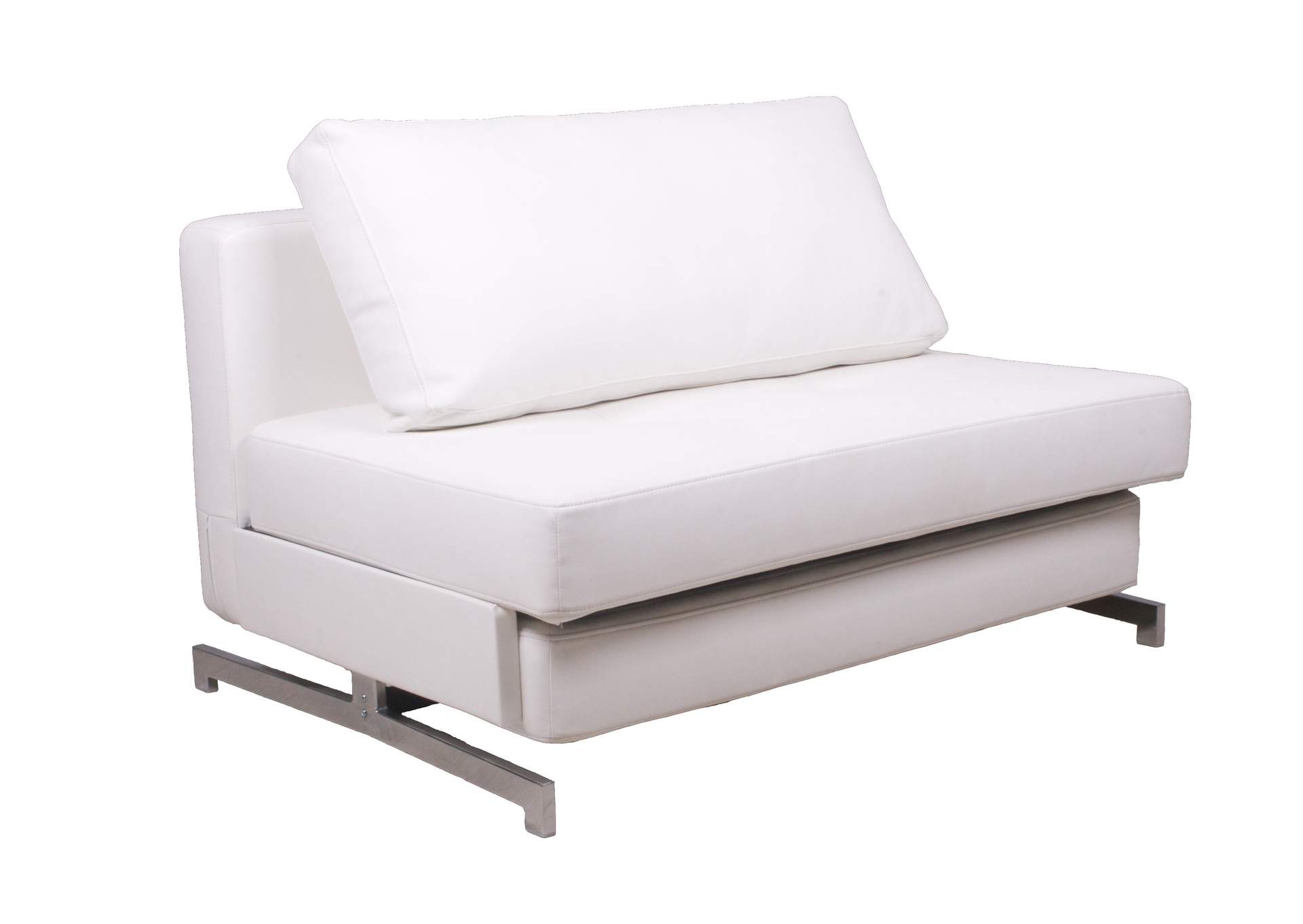 Premium Sofa Bed K43 - 1 In White Leatherette image 1