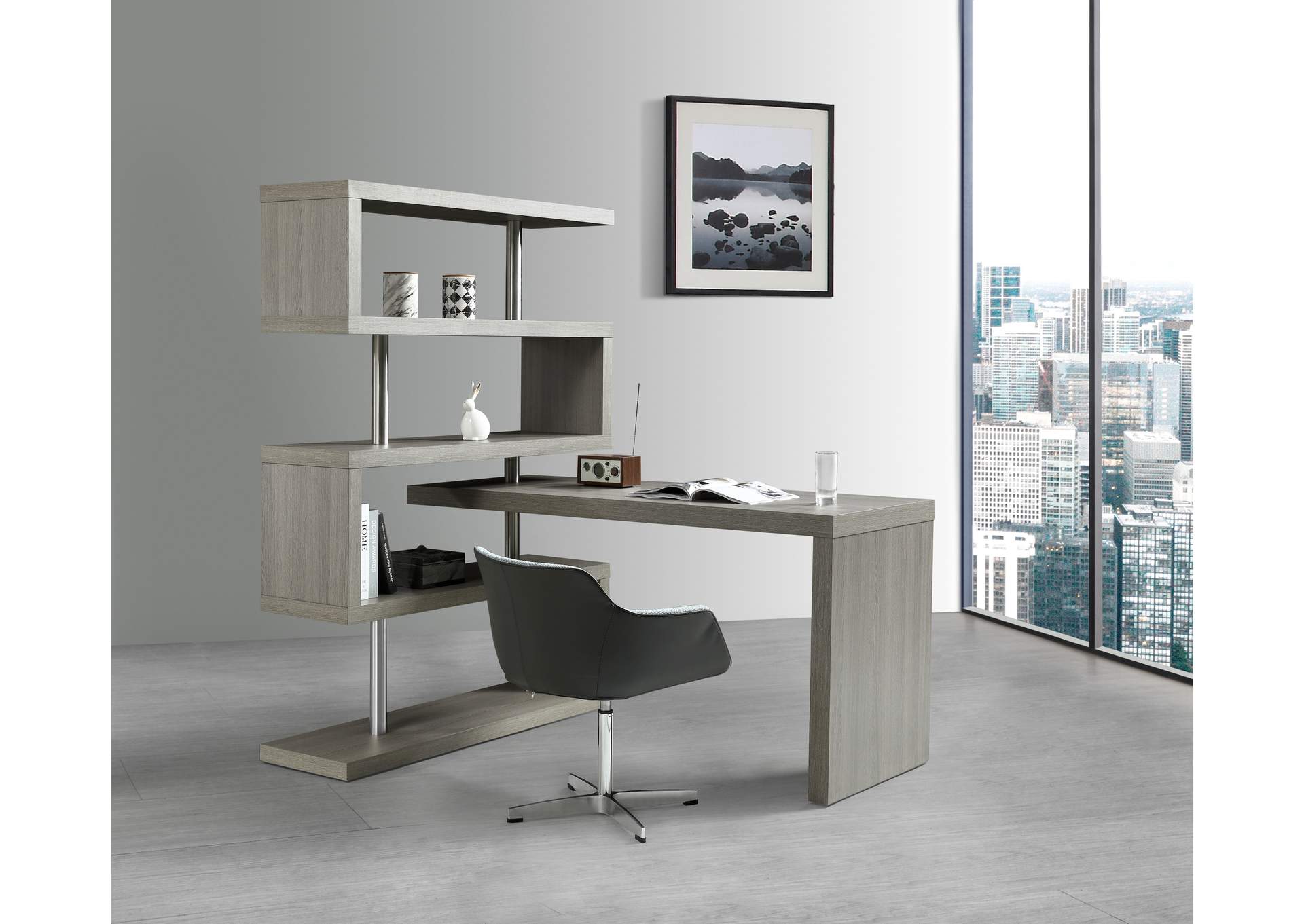 Lp Kd002 Office Desk In Grey image 1