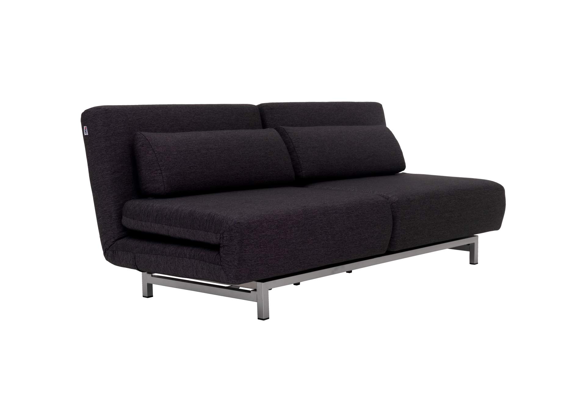 Premium Sofa Bed Lk06 - 2 In Black Fabric image 1