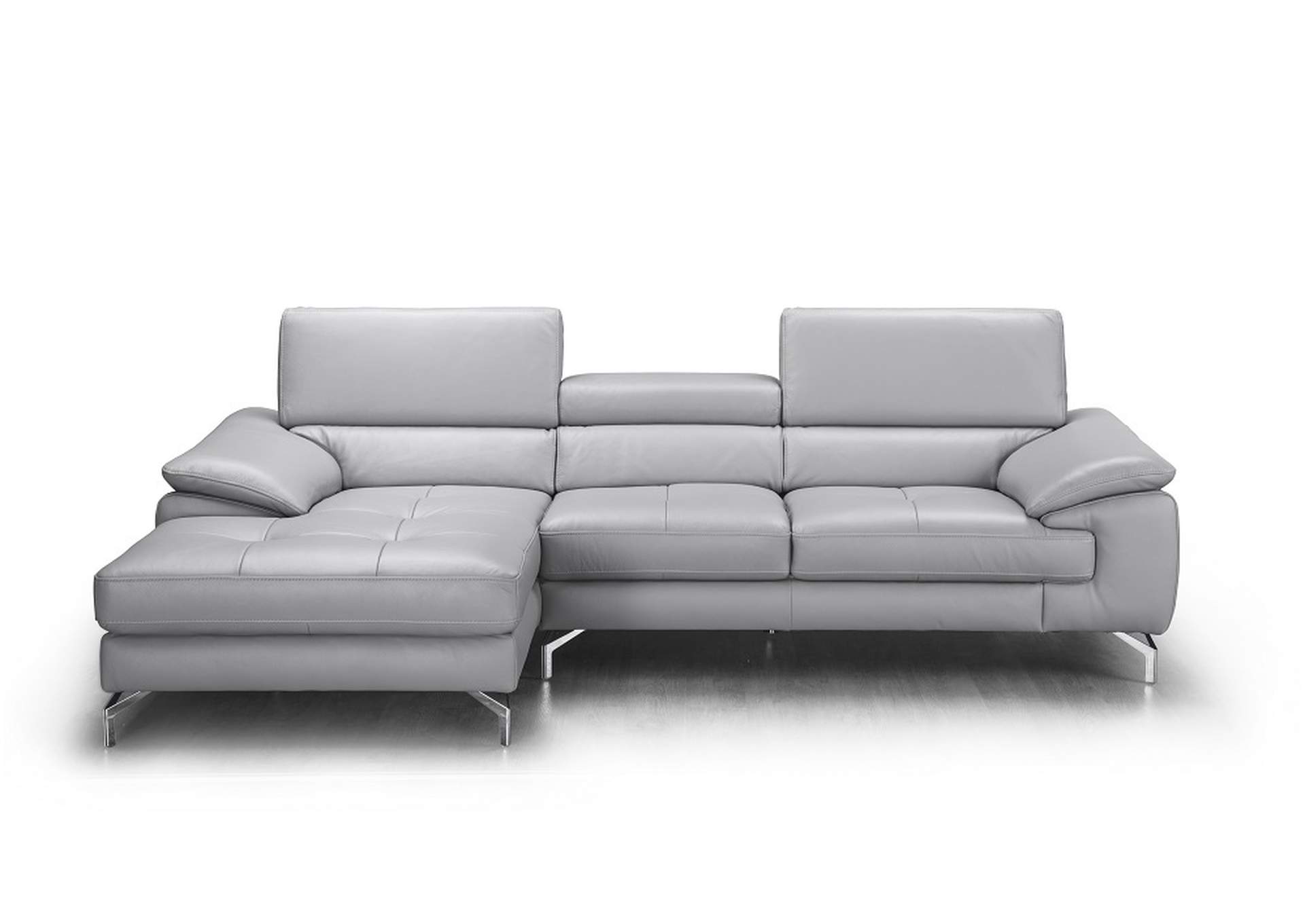 Liam Premium Leather Sectional In Left Hand Facing Chaise image 3
