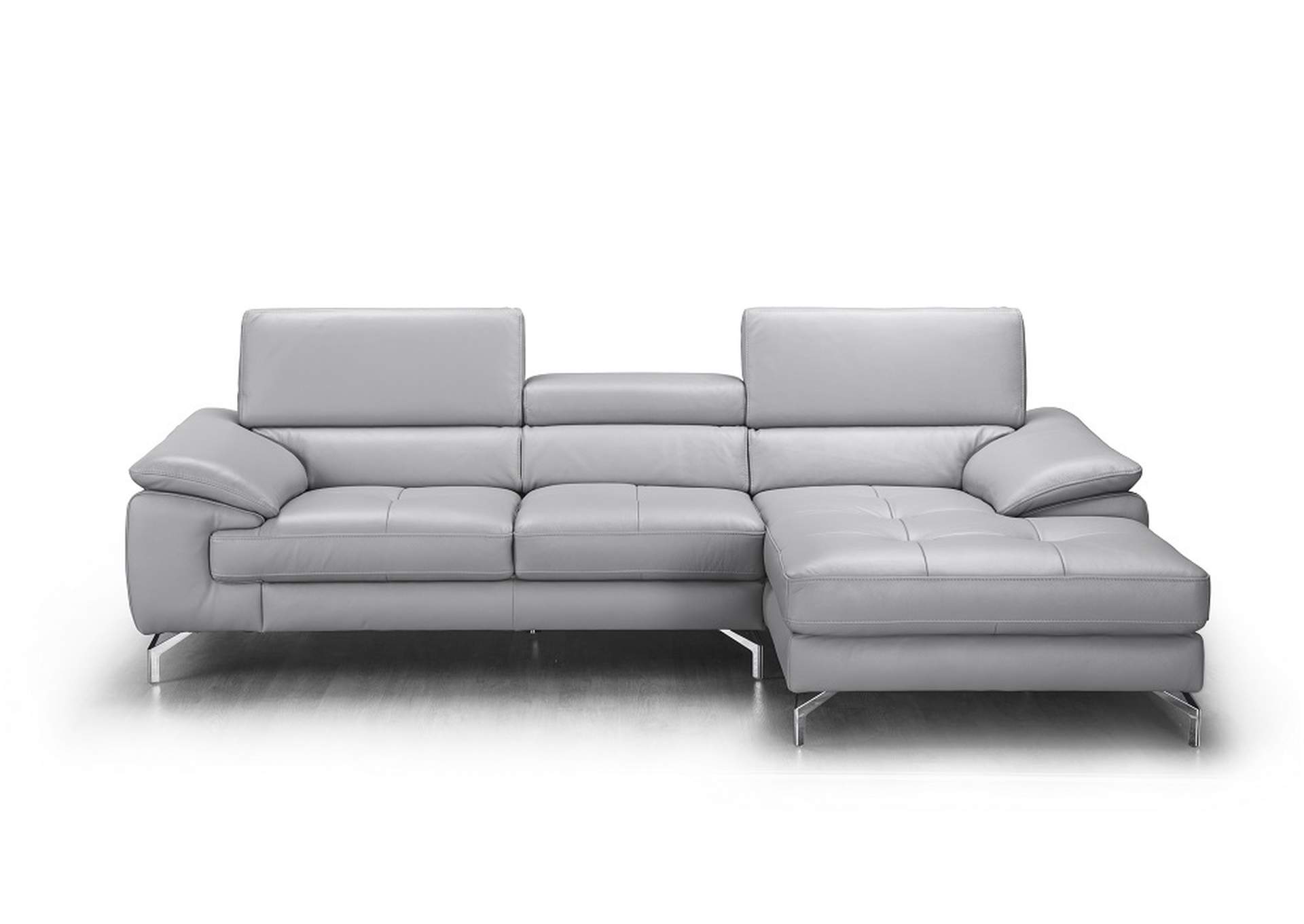 Liam Premium Leather Sectional In Left Hand Facing Chaise image 3