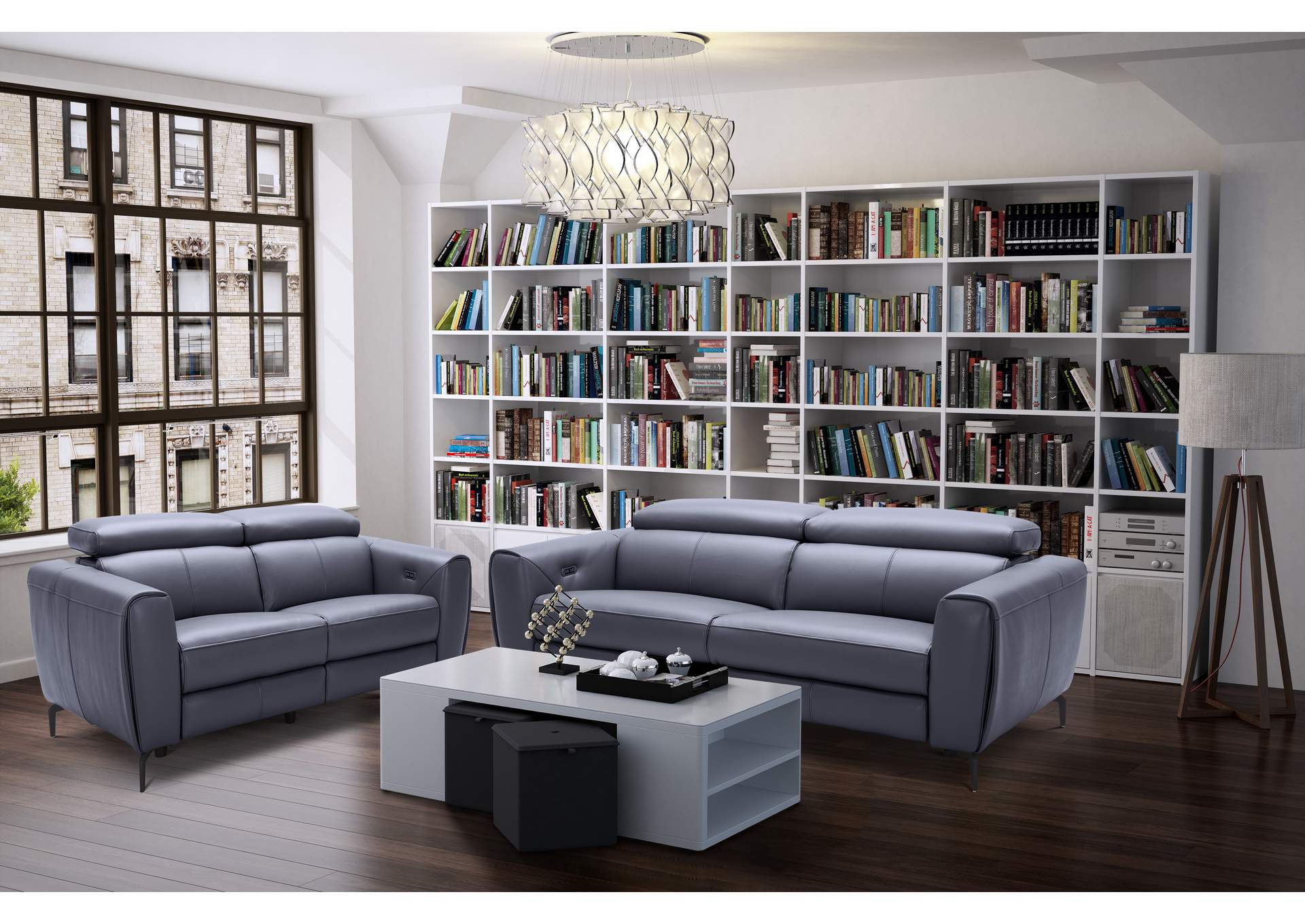 Lorenzo Sofa In Blue Grey image 6